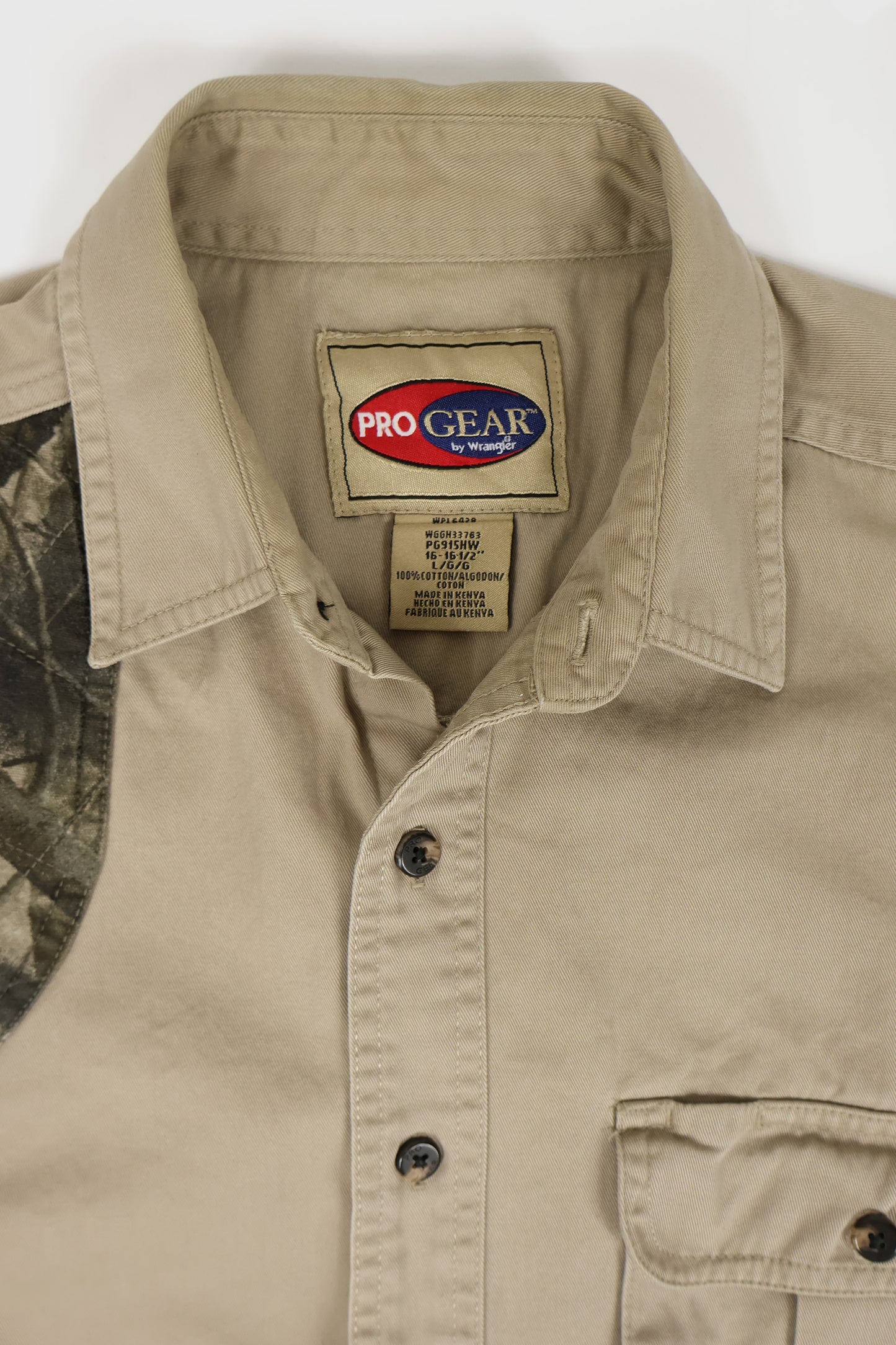 Vintage Camo Button-Down Shirt Image 2