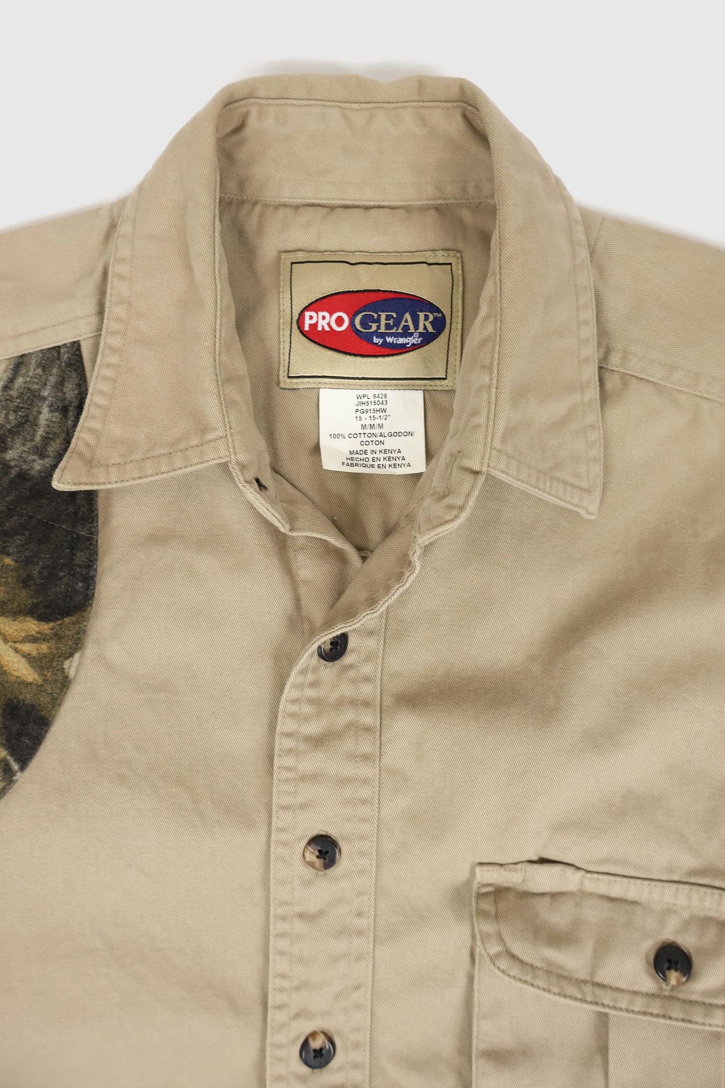 Vintage Camo Button-Down Shirt Image 2