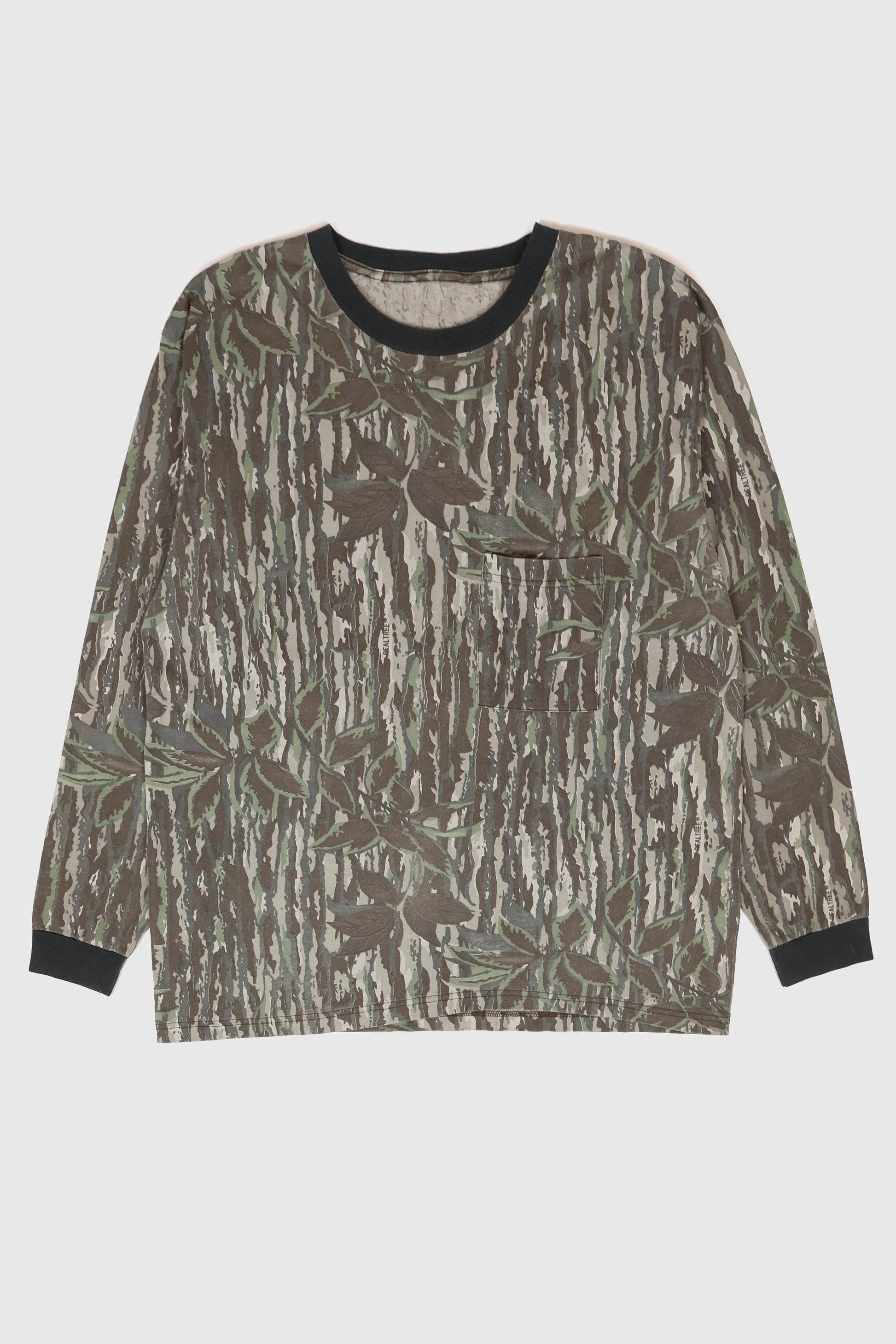 Vintage Long Sleeve Camo Tee Image 0
