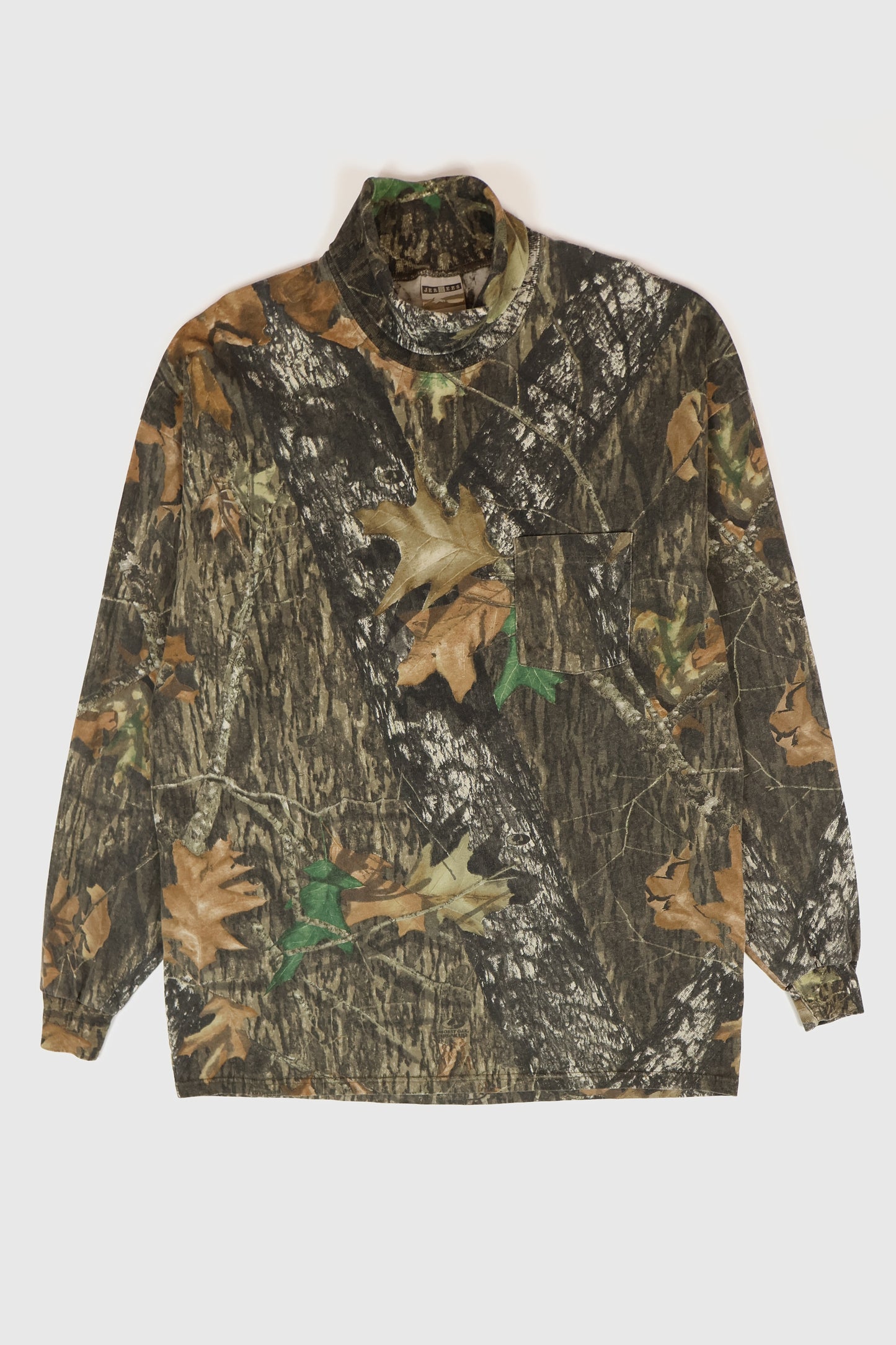 Vintage Real Tree Camo Long Sleeve Turtleneck Tee Image 0