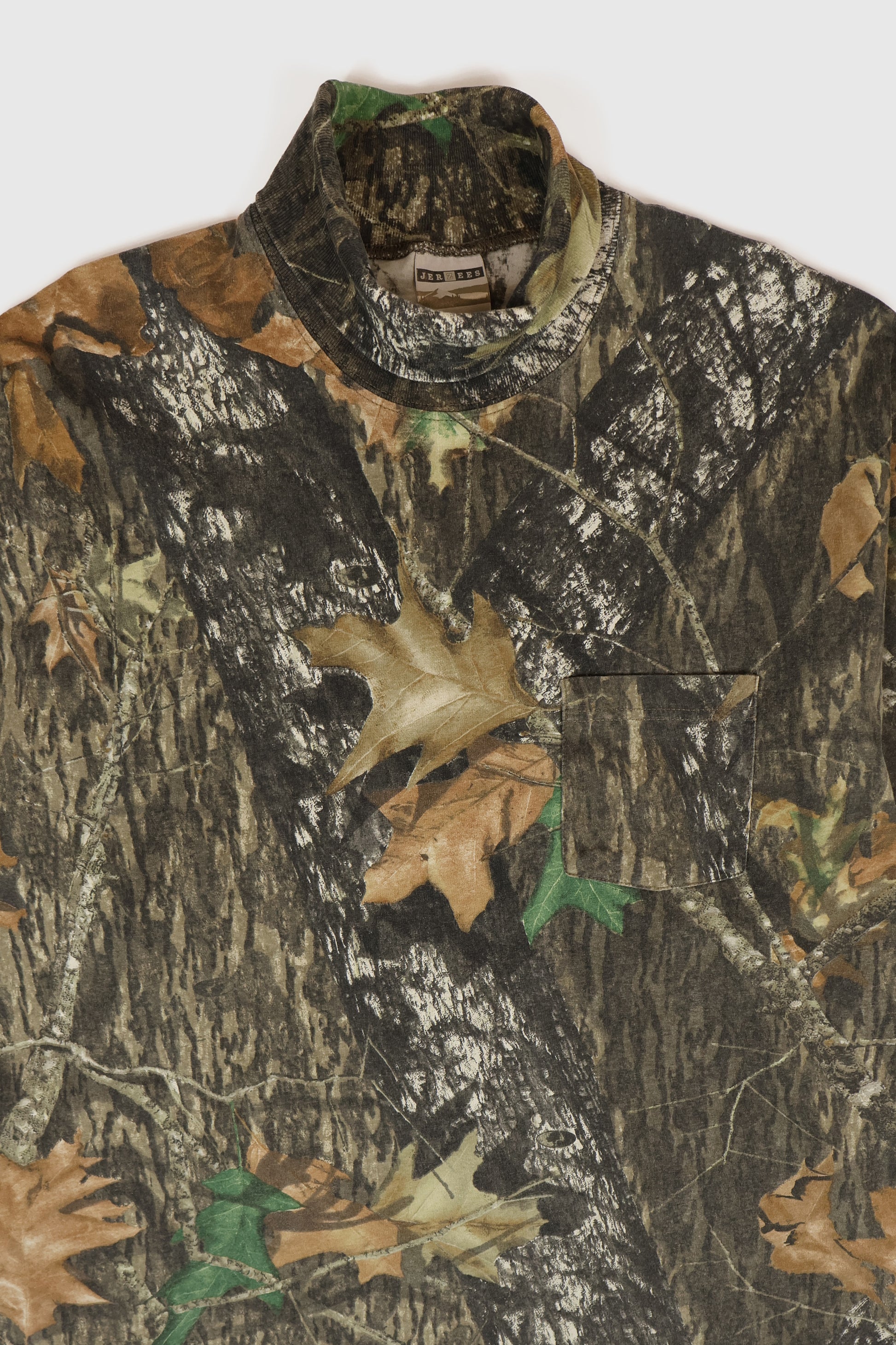Vintage Real Tree Camo Long Sleeve Turtleneck Tee Image 1