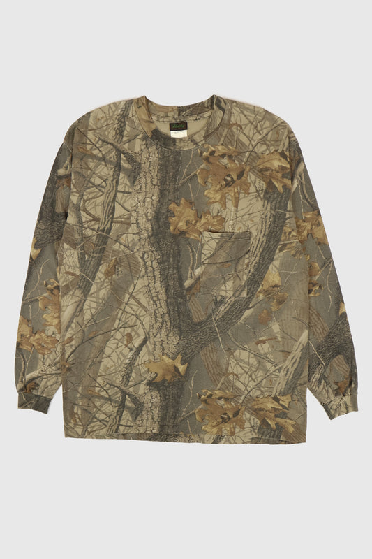 Vintage Real Tree Camo Long Sleeve Tee Image 0