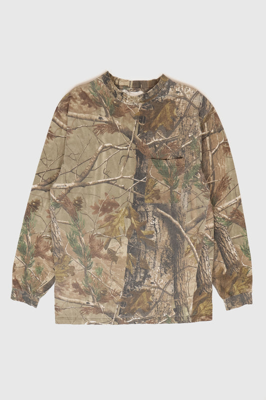 Vintage Real Tree Camo Long Sleeve Tee 02 Image 0
