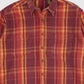 Vintage Heavyweight Red Plaid Button-Down Shirt