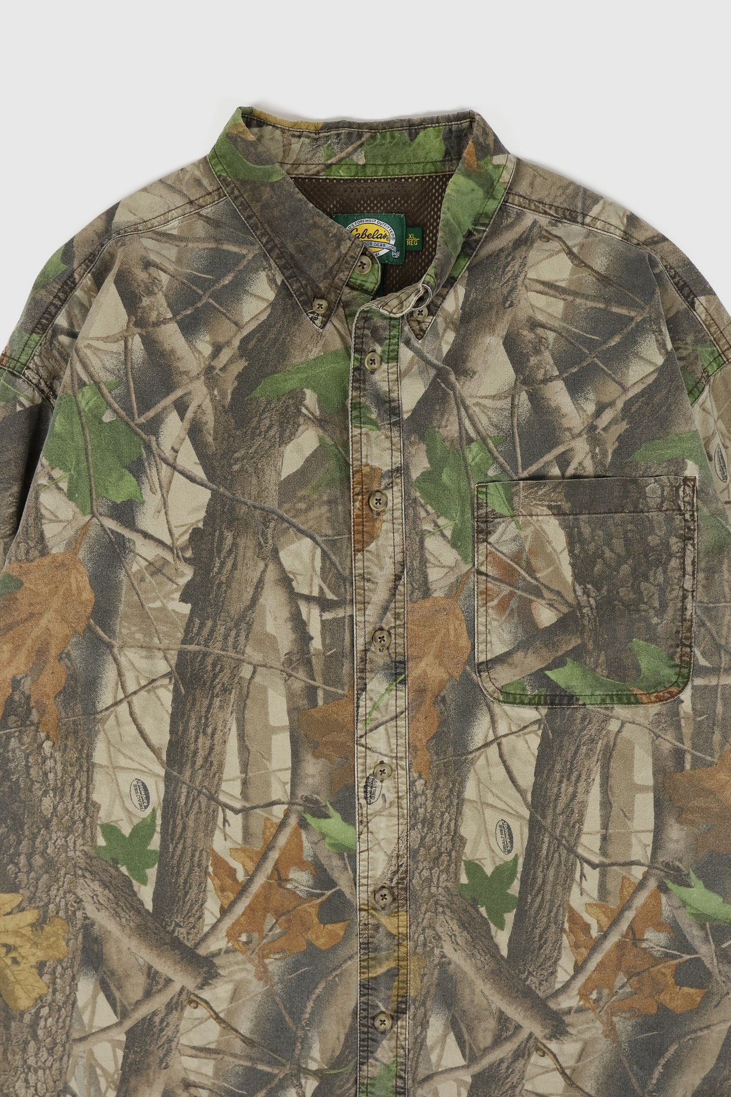 Vintage Real Tree Camo Button-Down Shirt