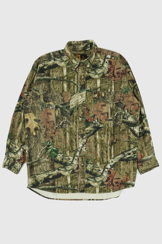 Vintage Real Tree Camo Button-Down Shirt