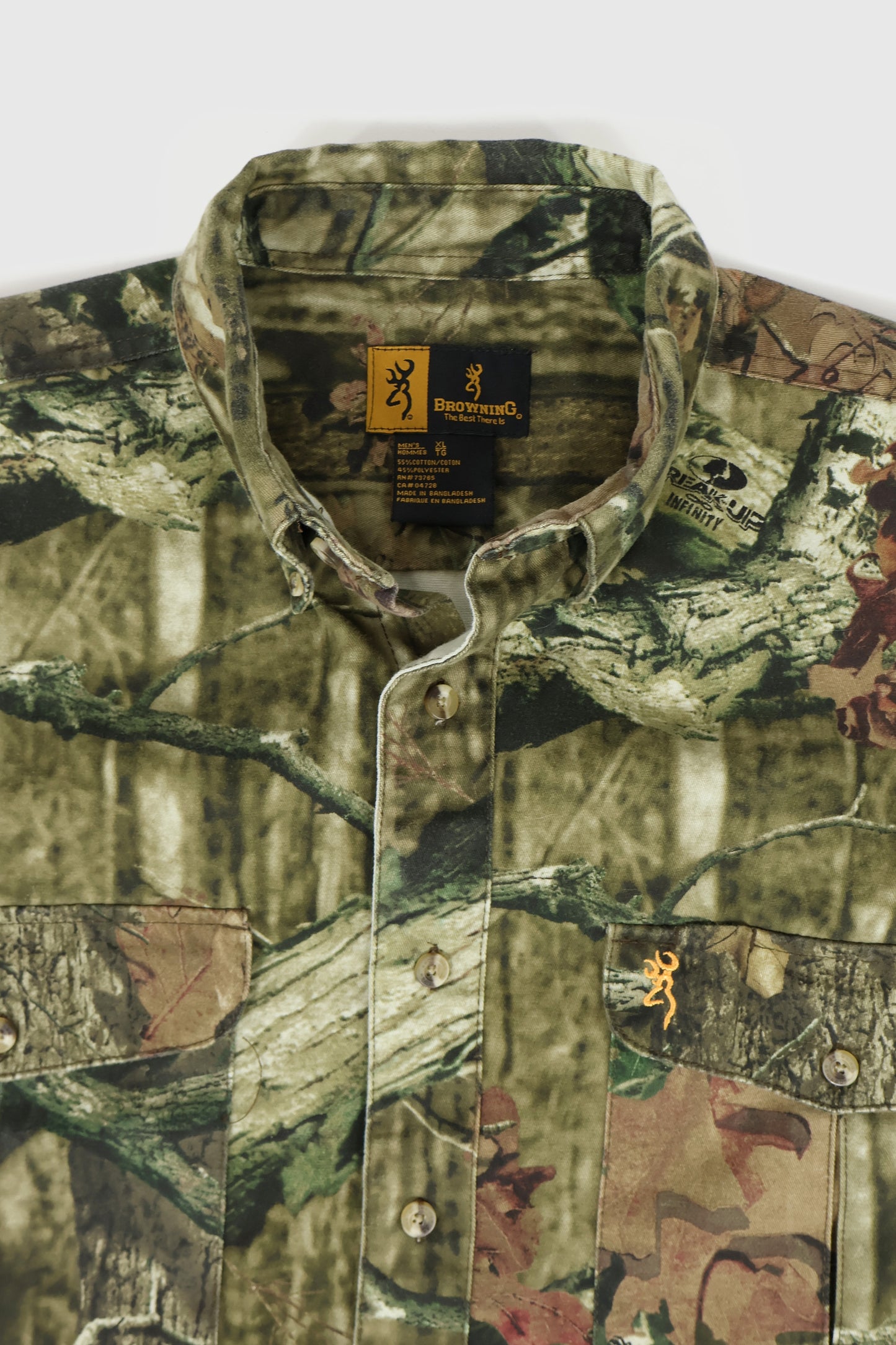 Vintage Real Tree Camo Button-Down Shirt