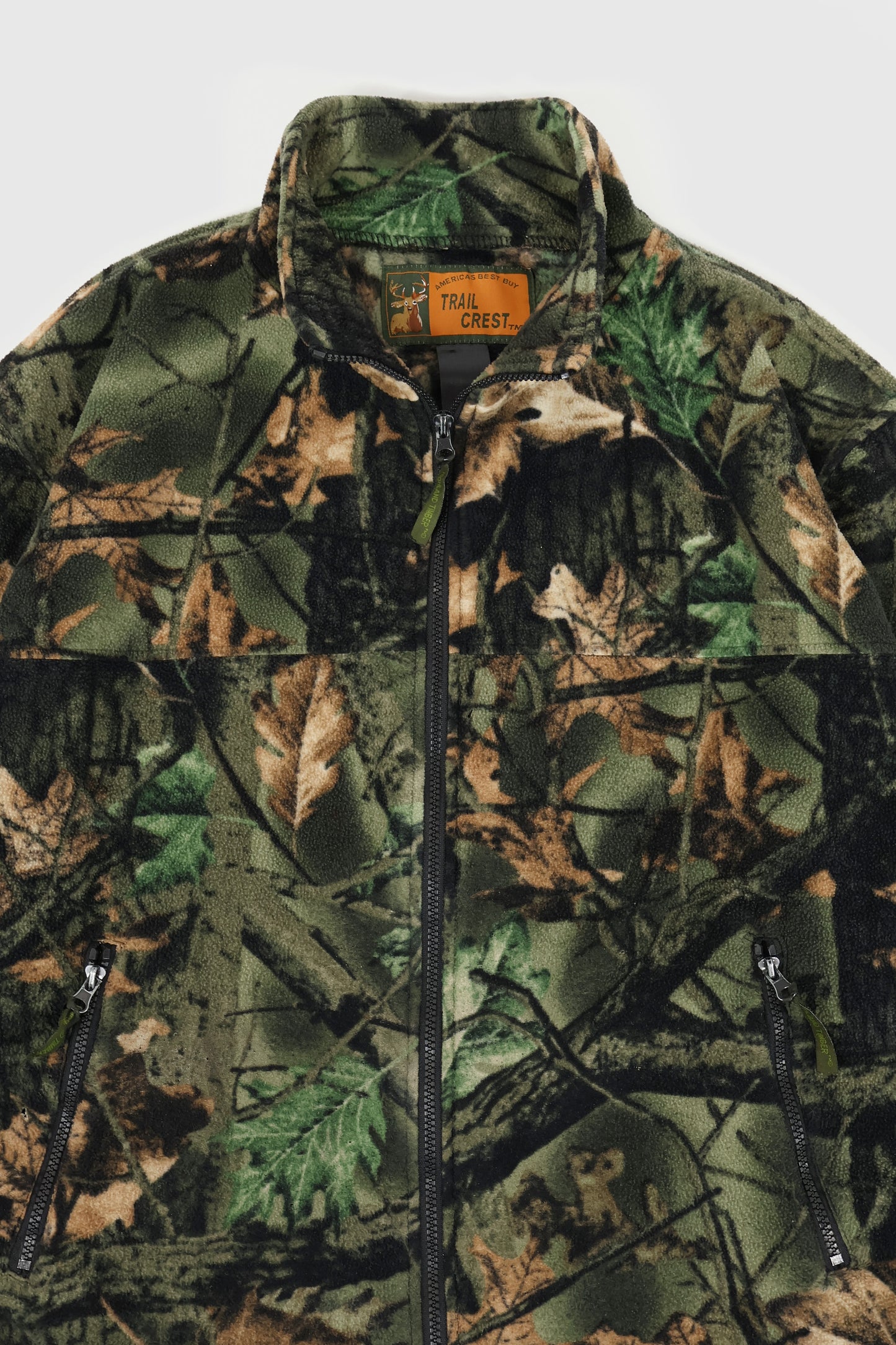 Vintage Fill Zip Real Tree Camo Fleece Jacket