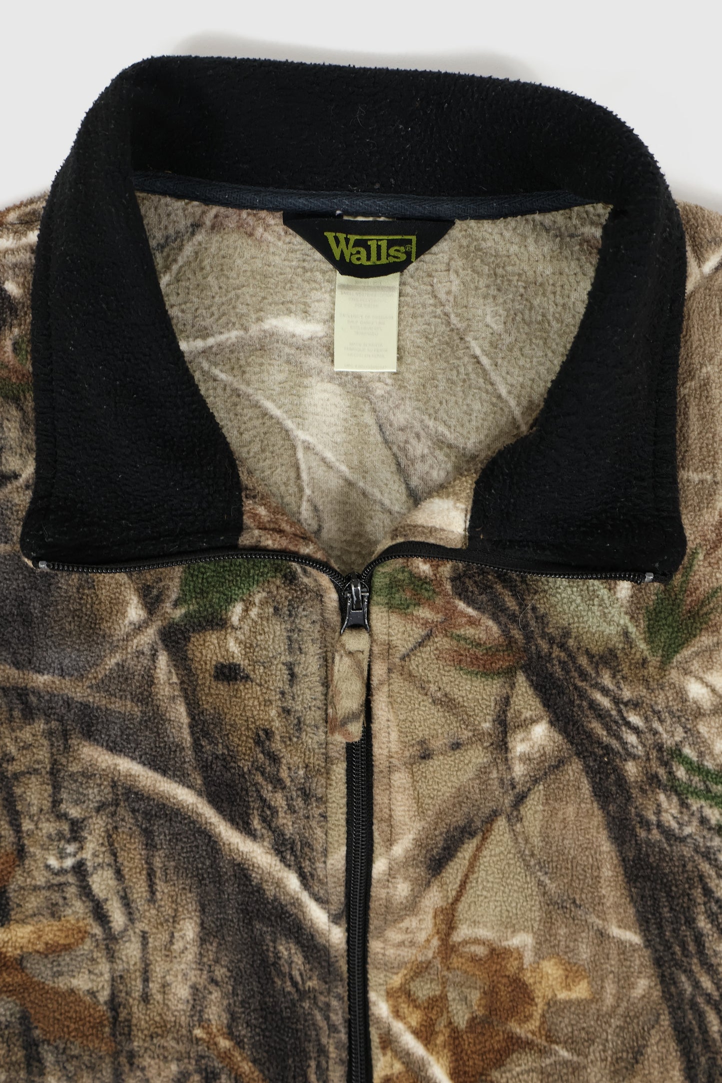 Vintage Real Tree Camo Full Zip Fleece Jacket 01