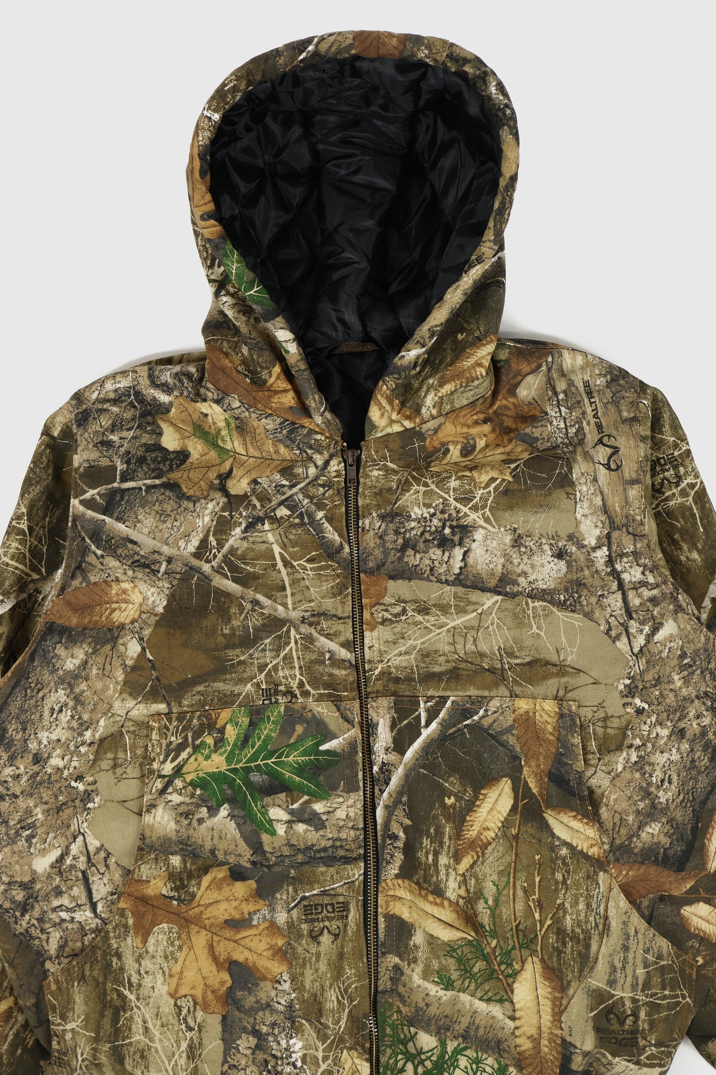 Reworked Real Tree Hooded Jacket Image 2