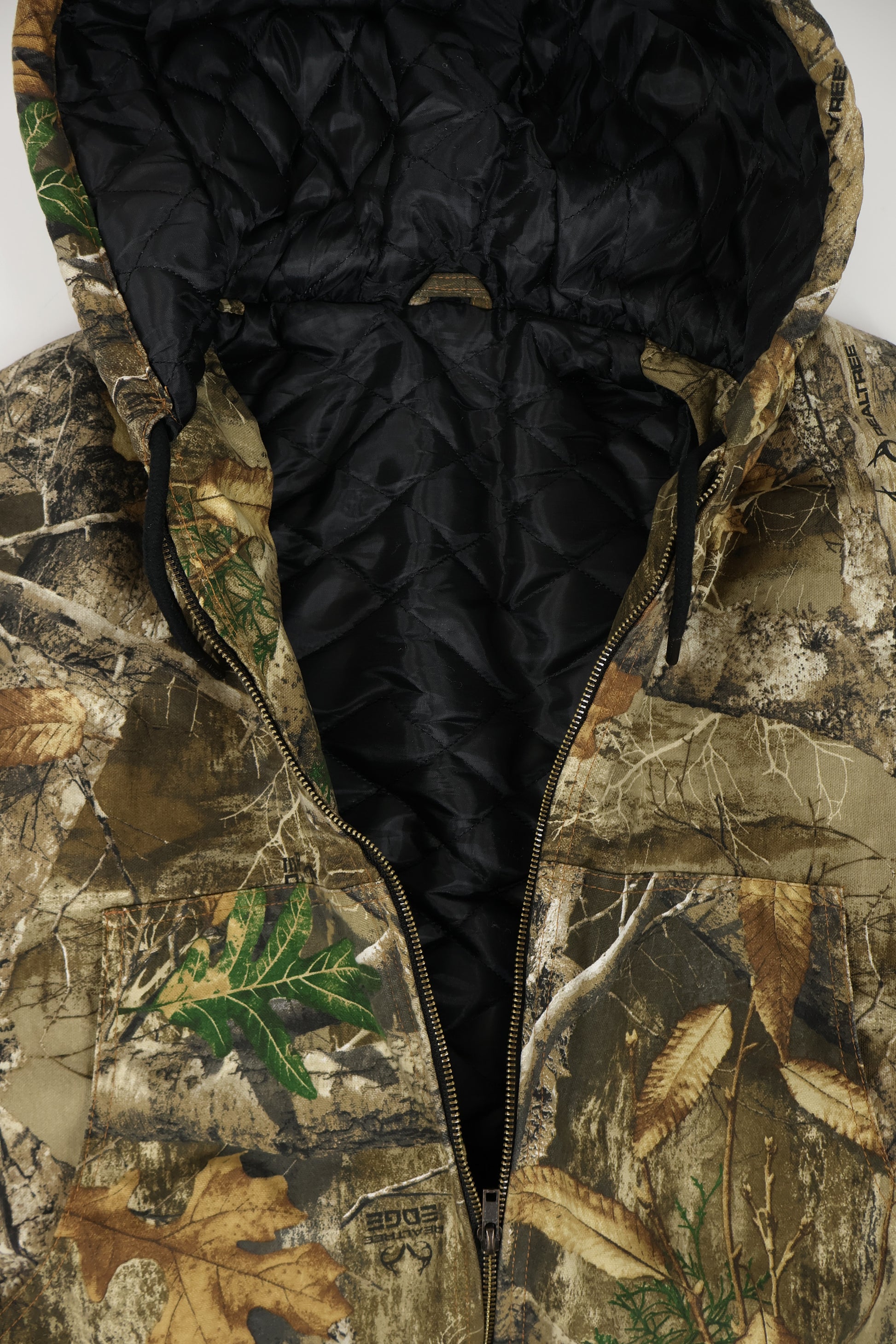 Reworked Real Tree Hooded Jacket Image 3