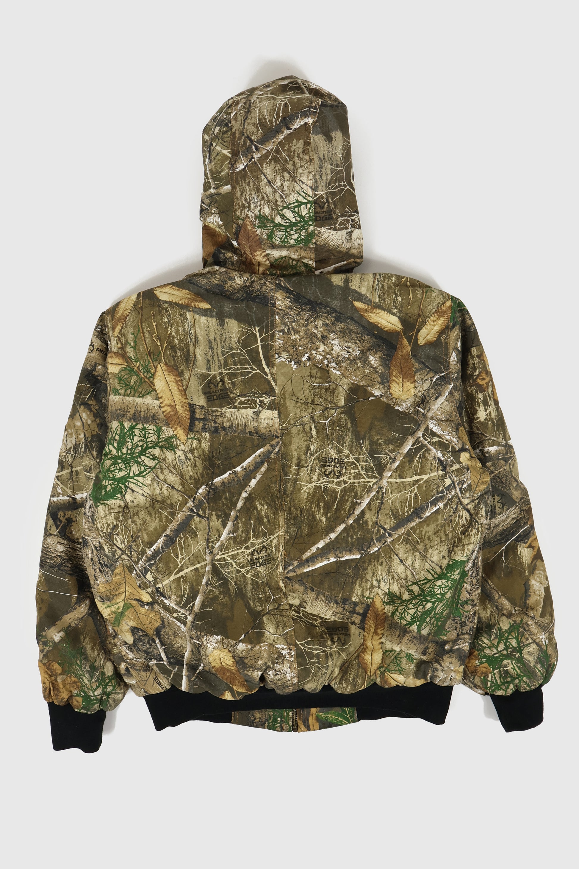 Reworked Real Tree Hooded Jacket Image 1