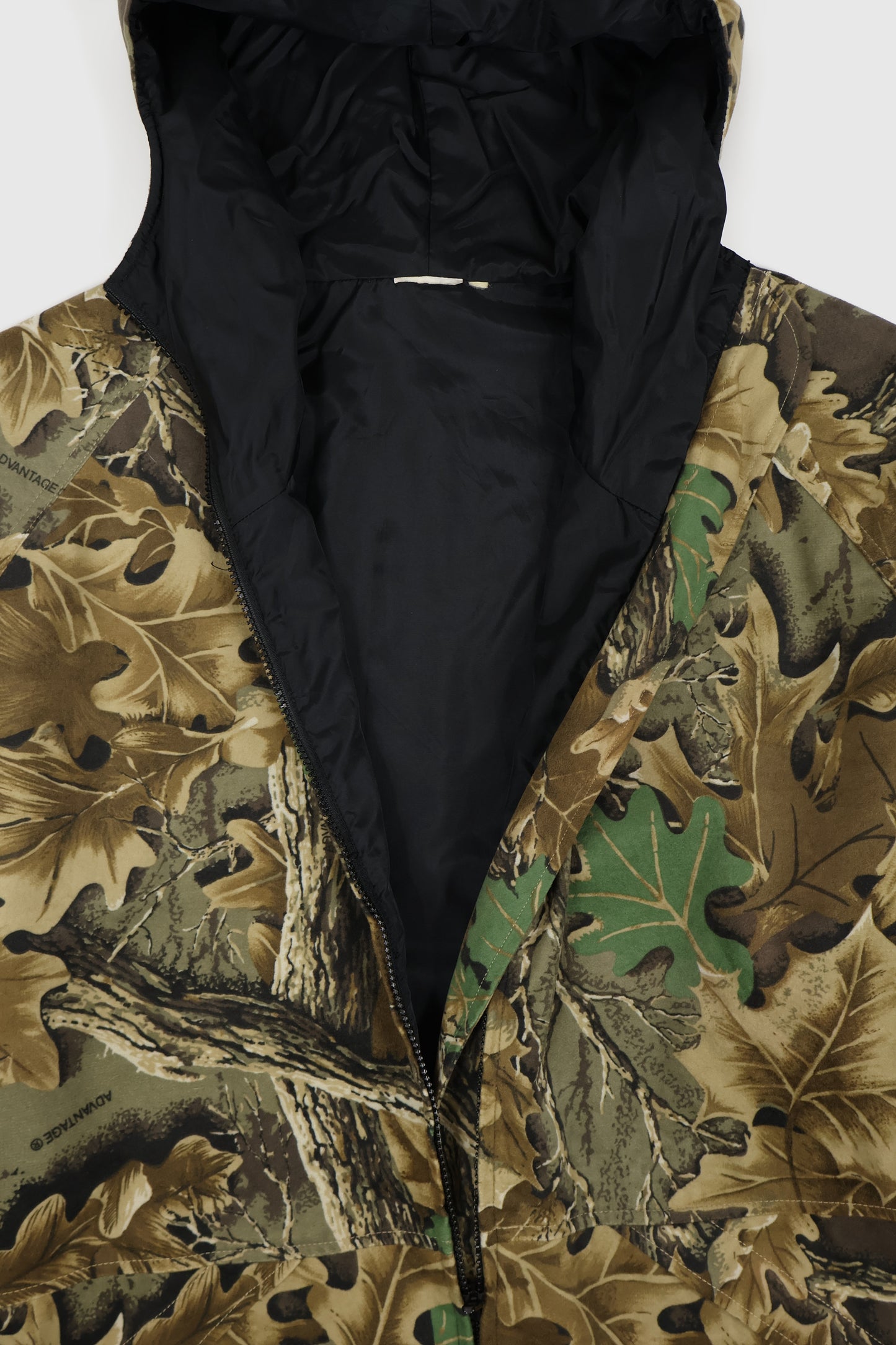 Vintage Real Tree Camo Full Zip Hooded Jacket Image 2