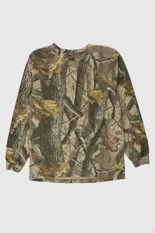 Vintage Real Tree Long Sleeve Camo Tee Image 0