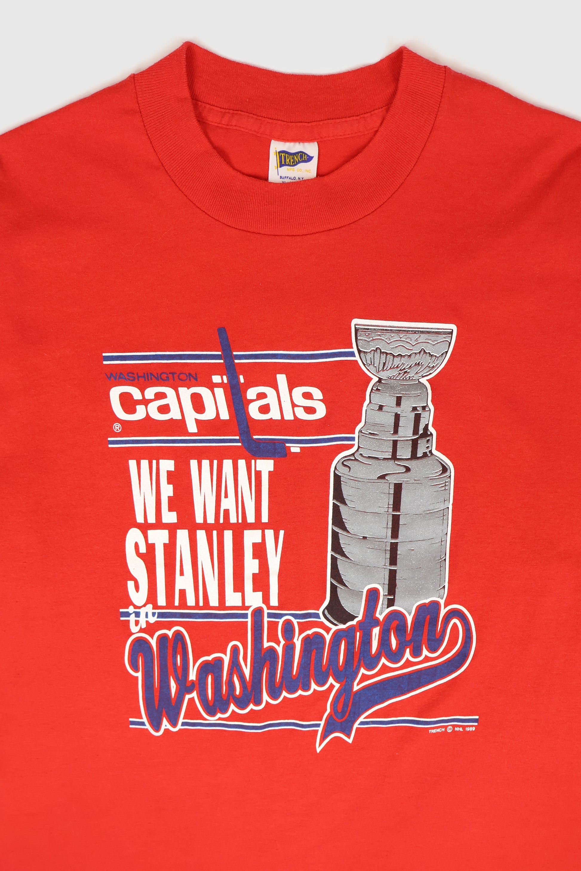 Vintage Washington Capitals We Want Stanley Tee Image 1