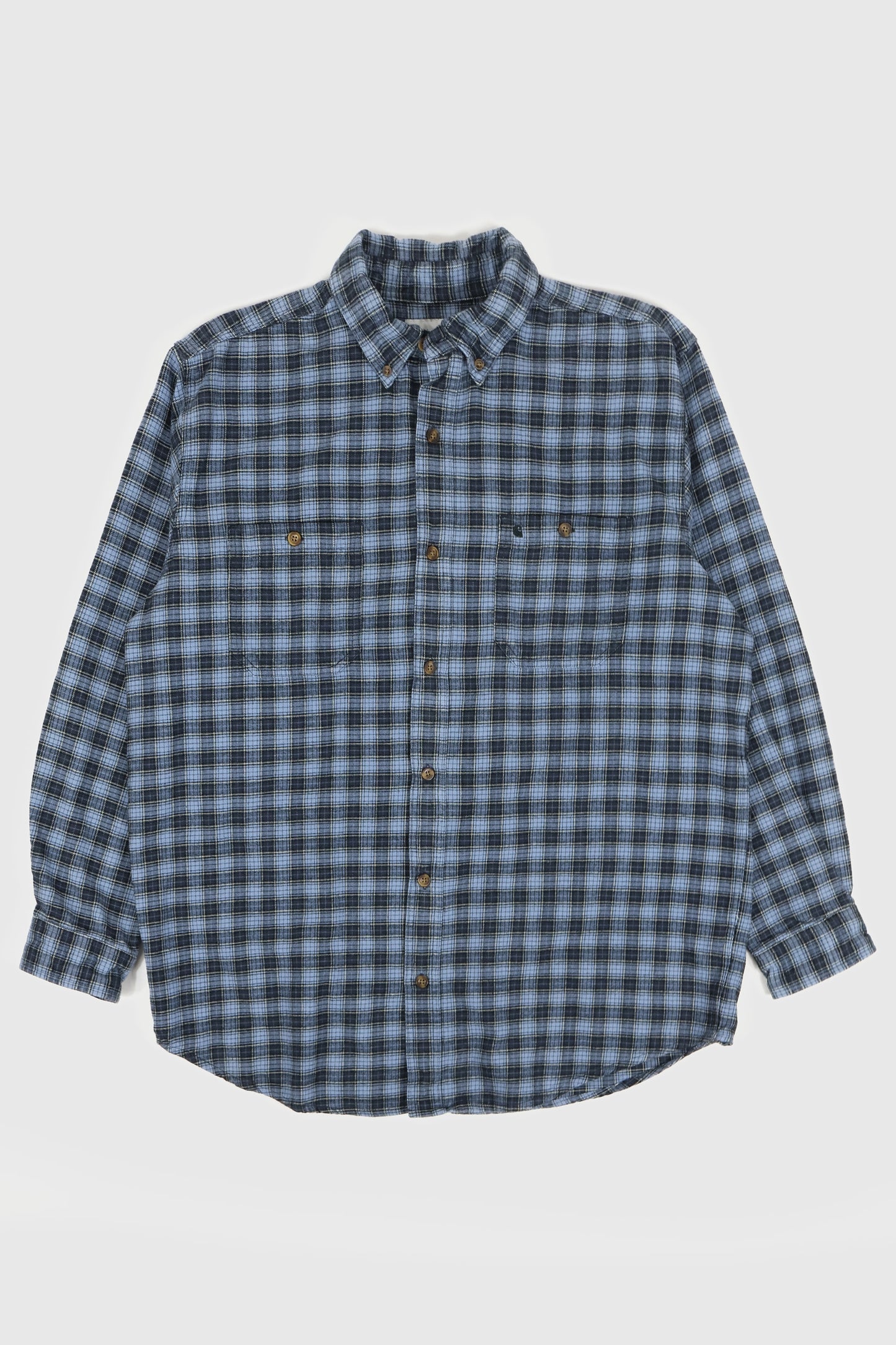 Vintage Carhartt Plaid Button-Down Shirt Image 0