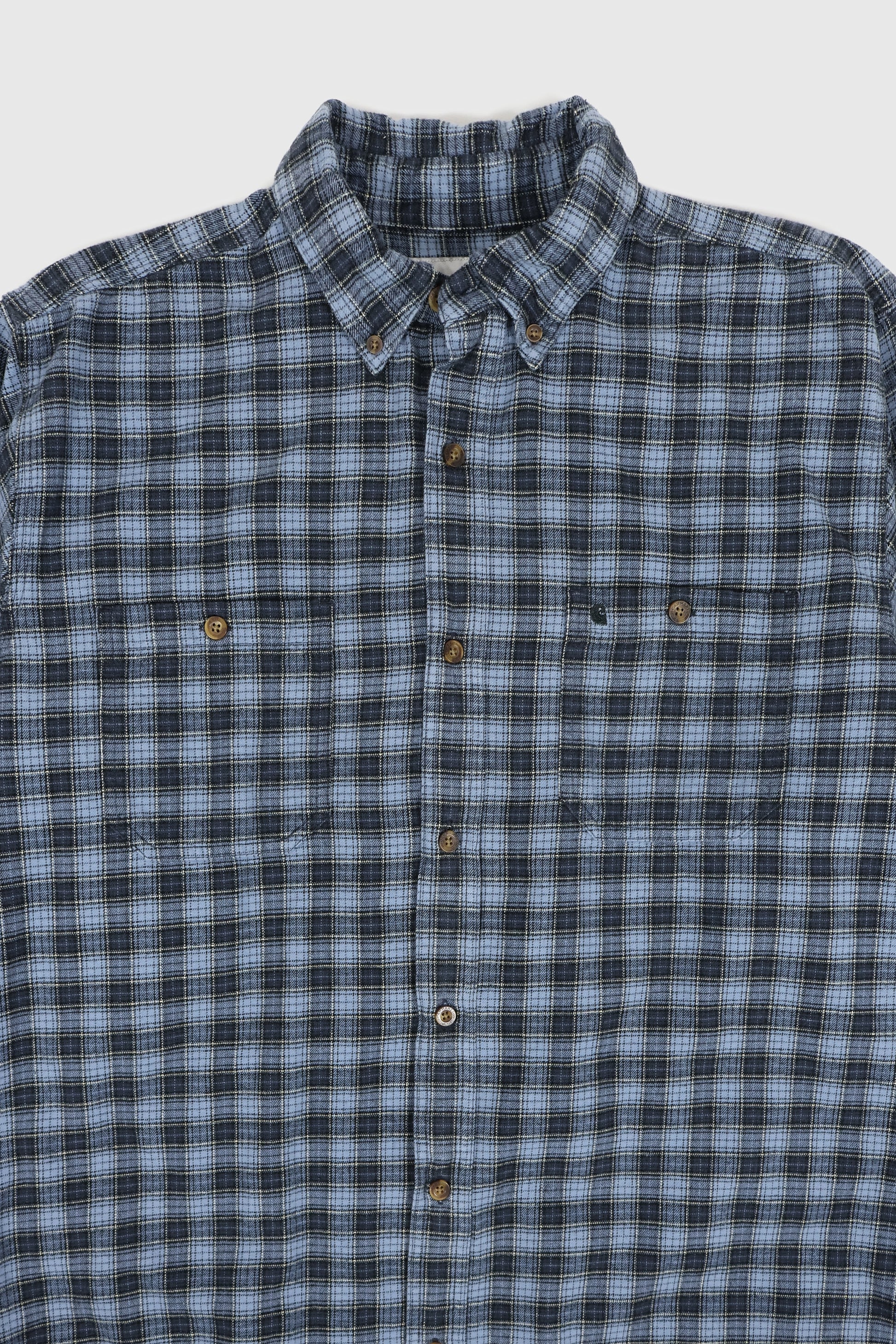 Vintage Carhartt Plaid Button-Down Shirt Image 1