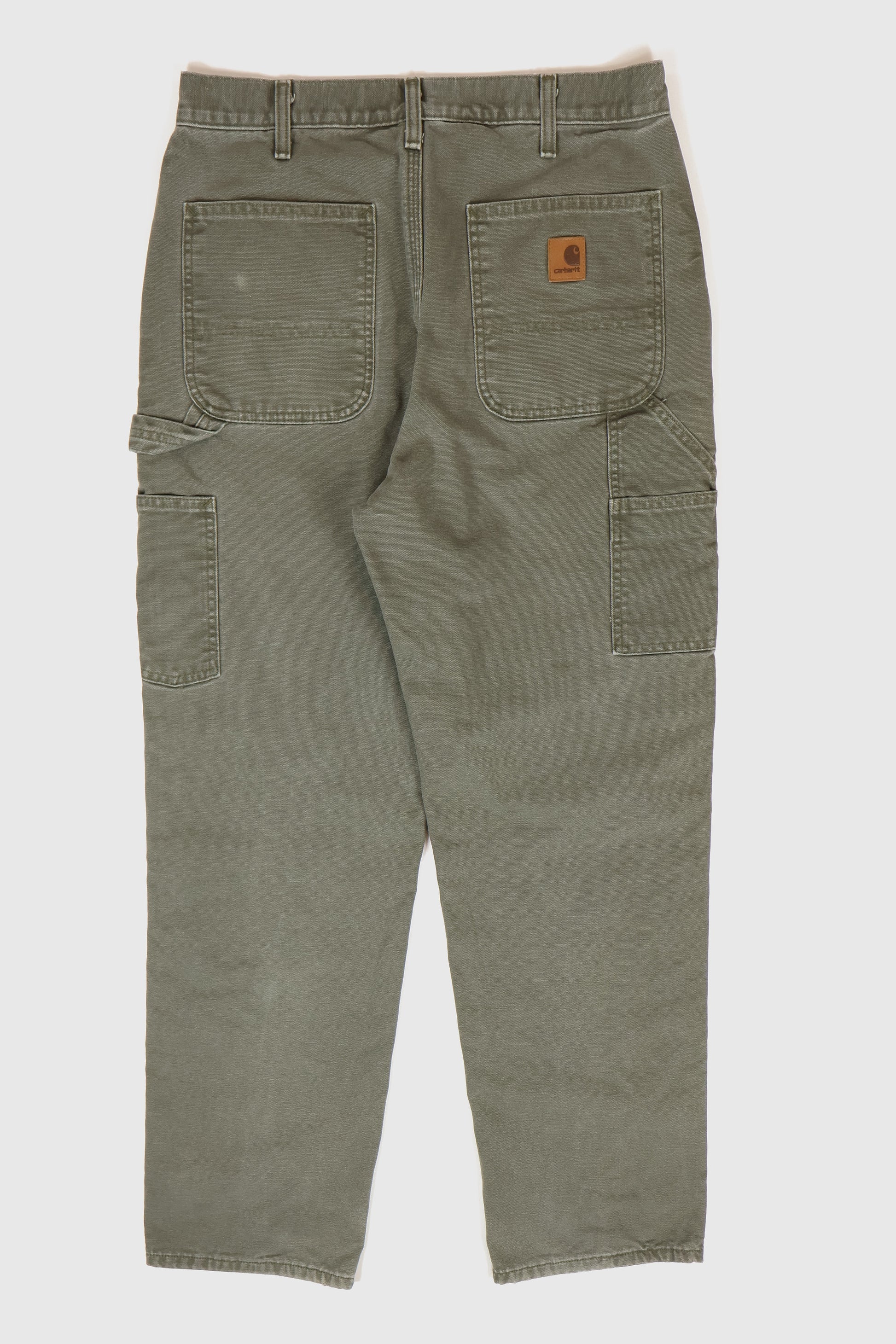 Vintage Carhartt Flannel Lined Carpenter Jeans Image 1