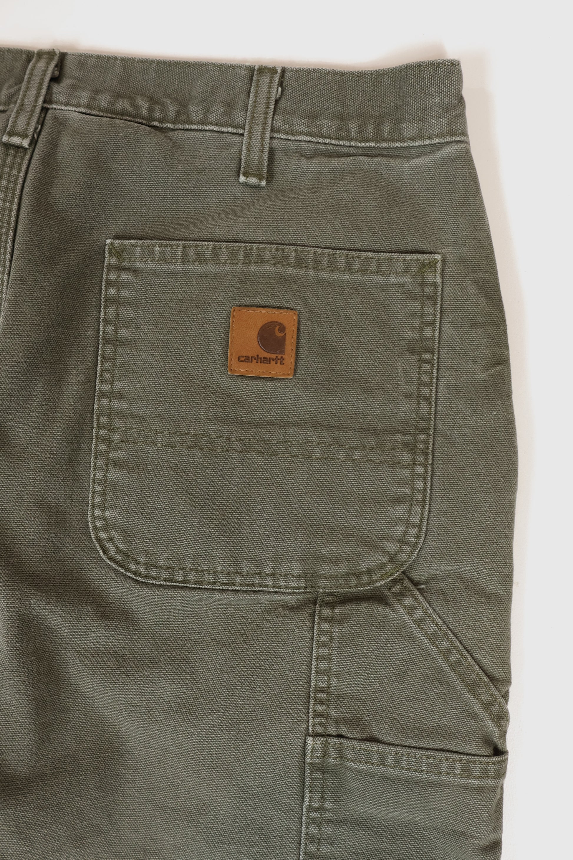 Vintage Carhartt Flannel Lined Carpenter Jeans Image 4