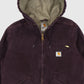 Vintage Carhartt Sherpa Lind Hooded Jacket