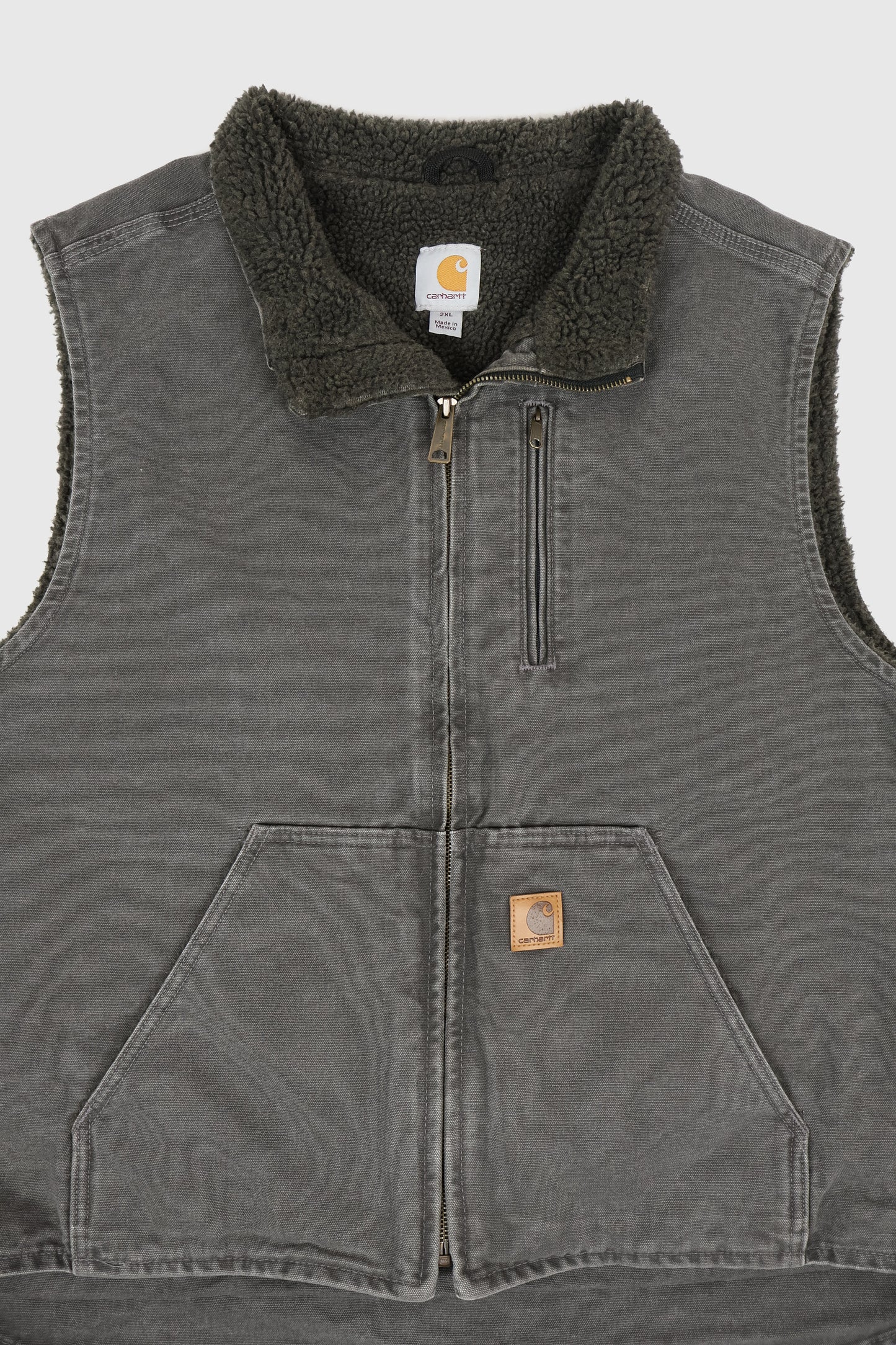 Vintage Carhartt Sherpa Lined Vest 02