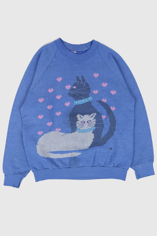 Vintage Cat Crewneck