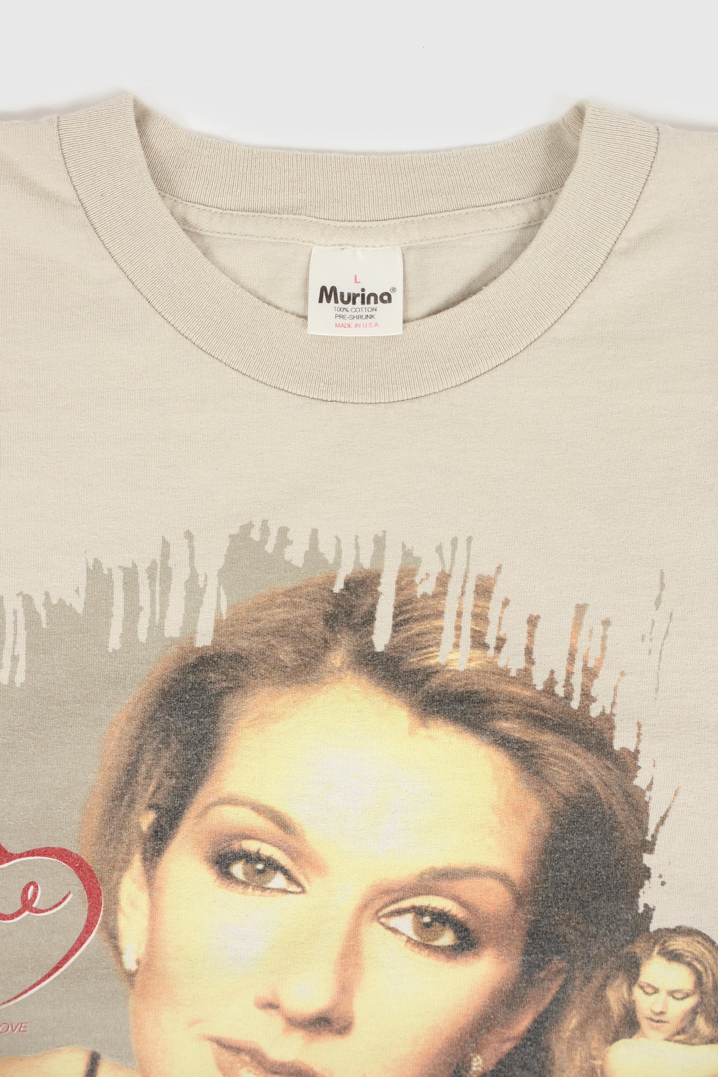 Vintage Celine Dion Lets Talk About Love Tour Tee Image 2