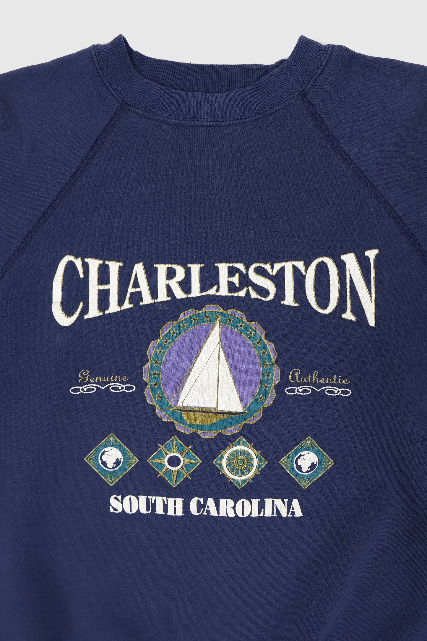 Vintage Charleston South Carolina Crewneck Image 1