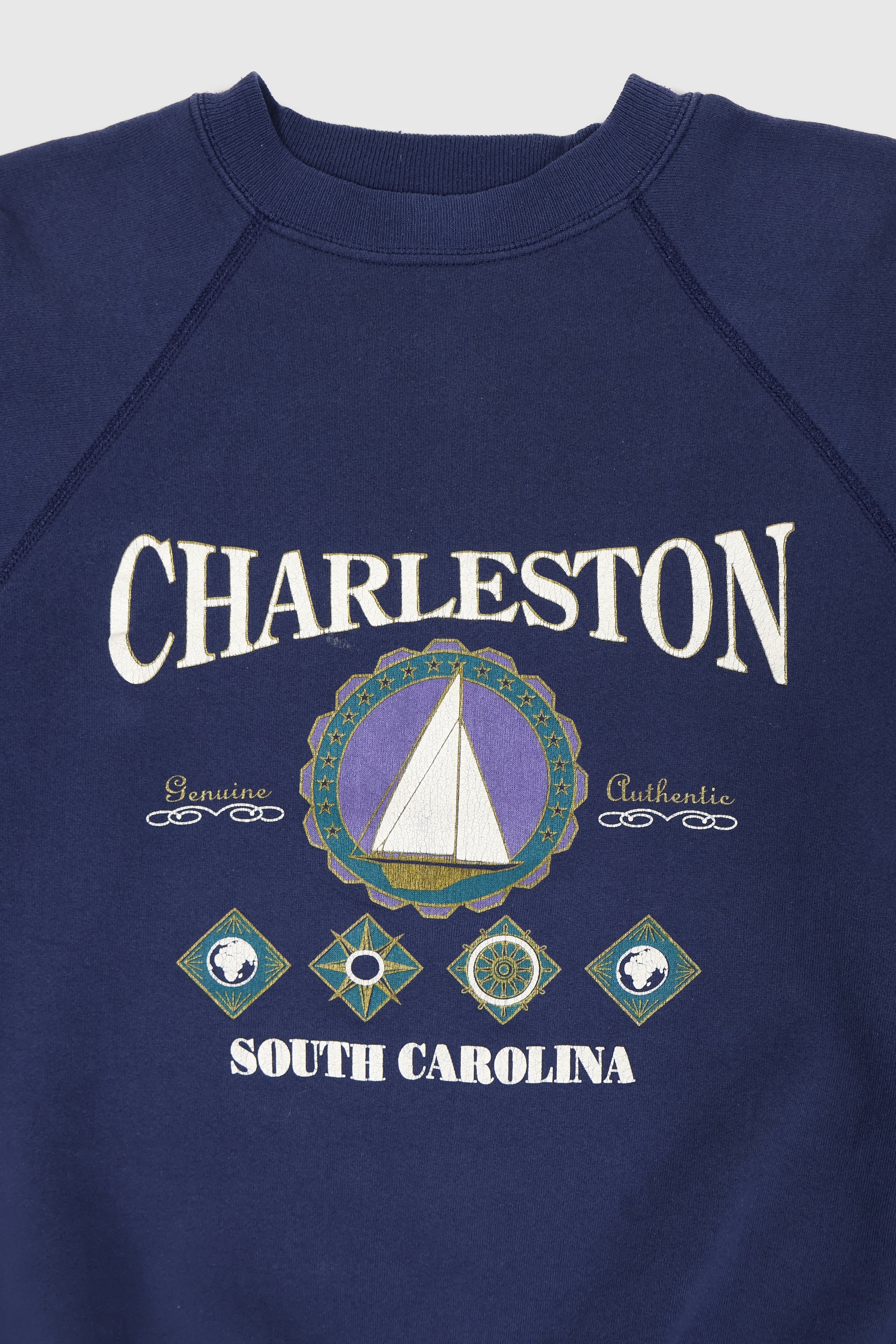 Vintage Charleston South Carolina Crewneck Image 1