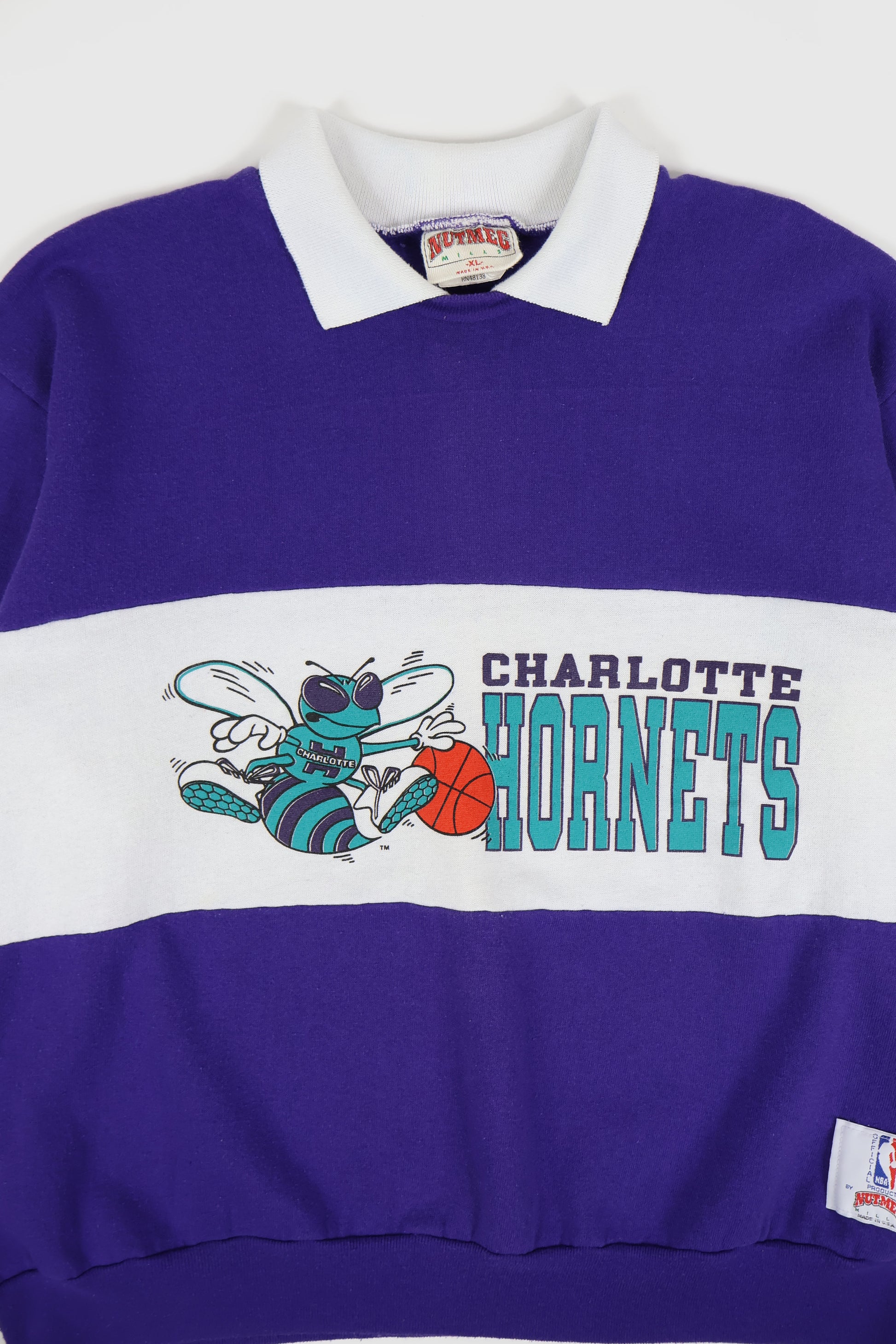 Vintage Charlotte Hornets Crewneck Image 1