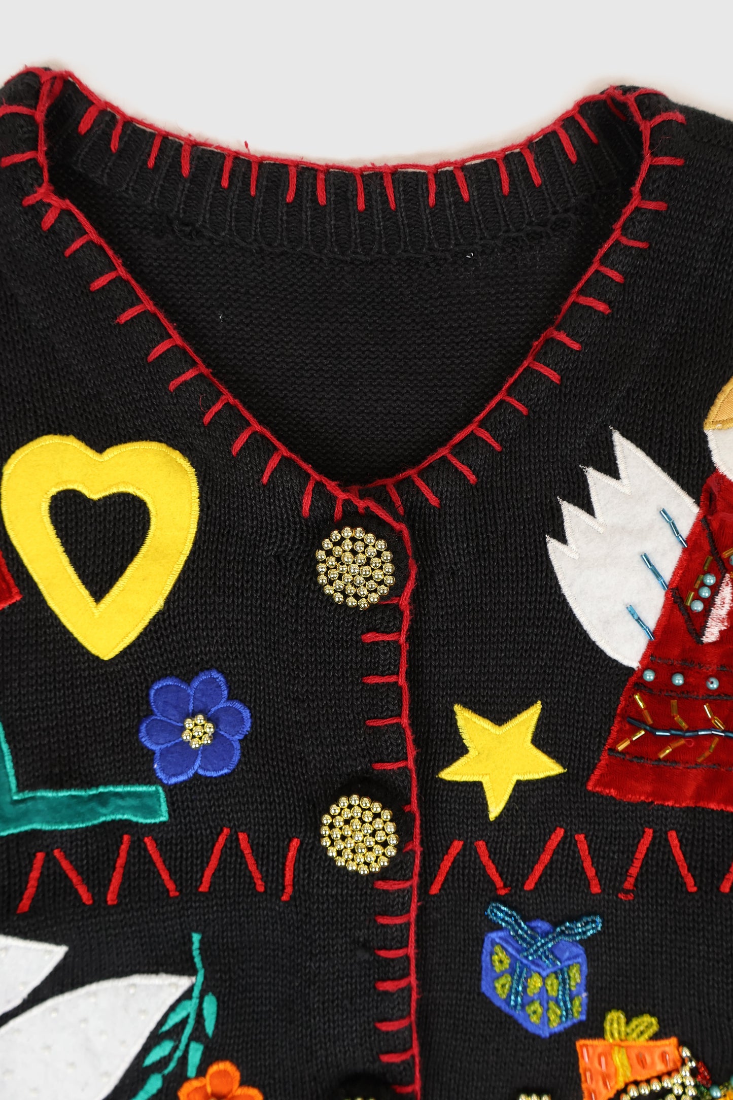 Vintage Holiday Cardigan Image 2