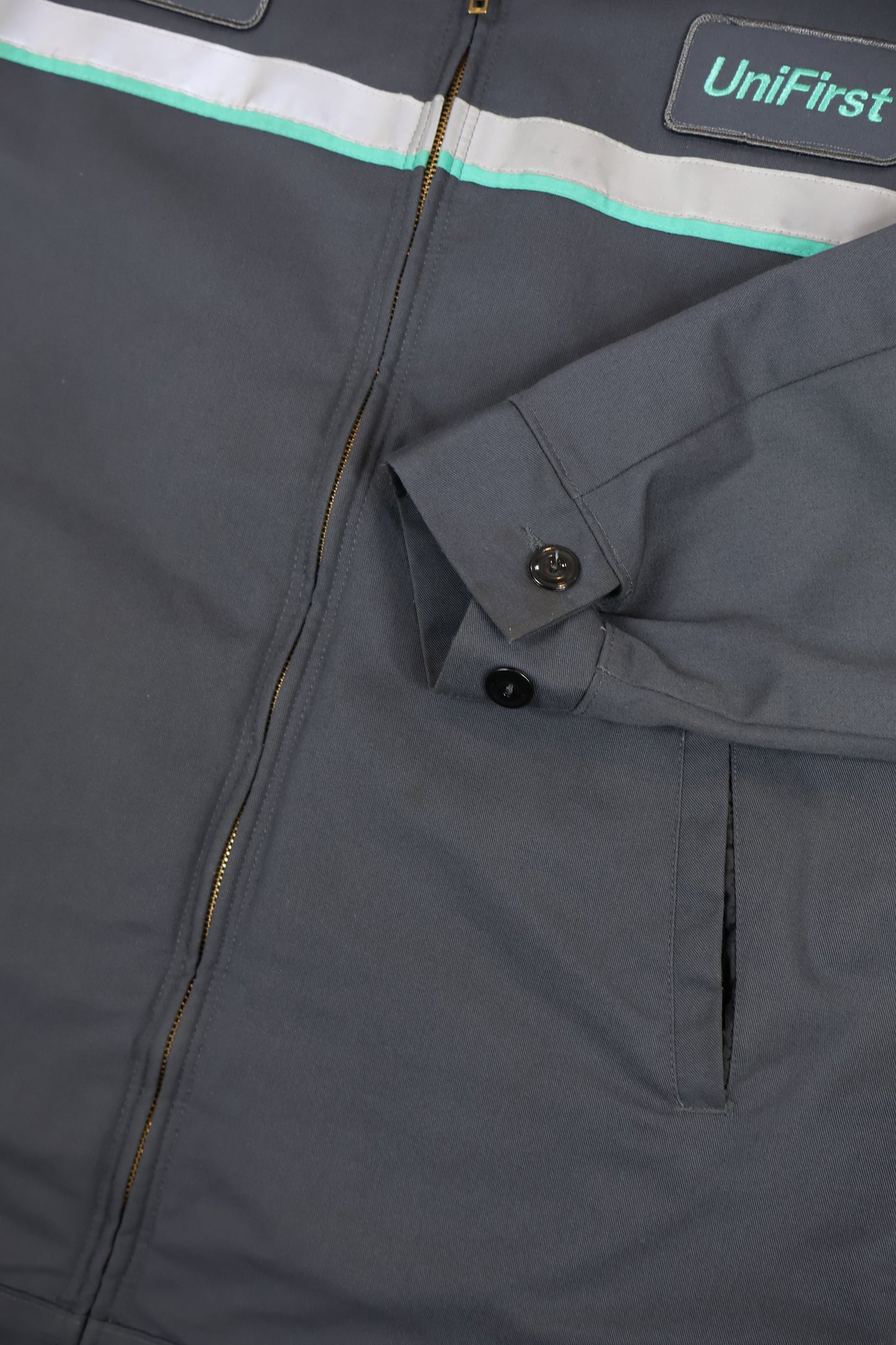 Vintage Full Zip Workwear Jacket Image 4