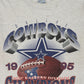 Vintage Dallas Cowboys 1995 NFC East Champions Tee Image 1