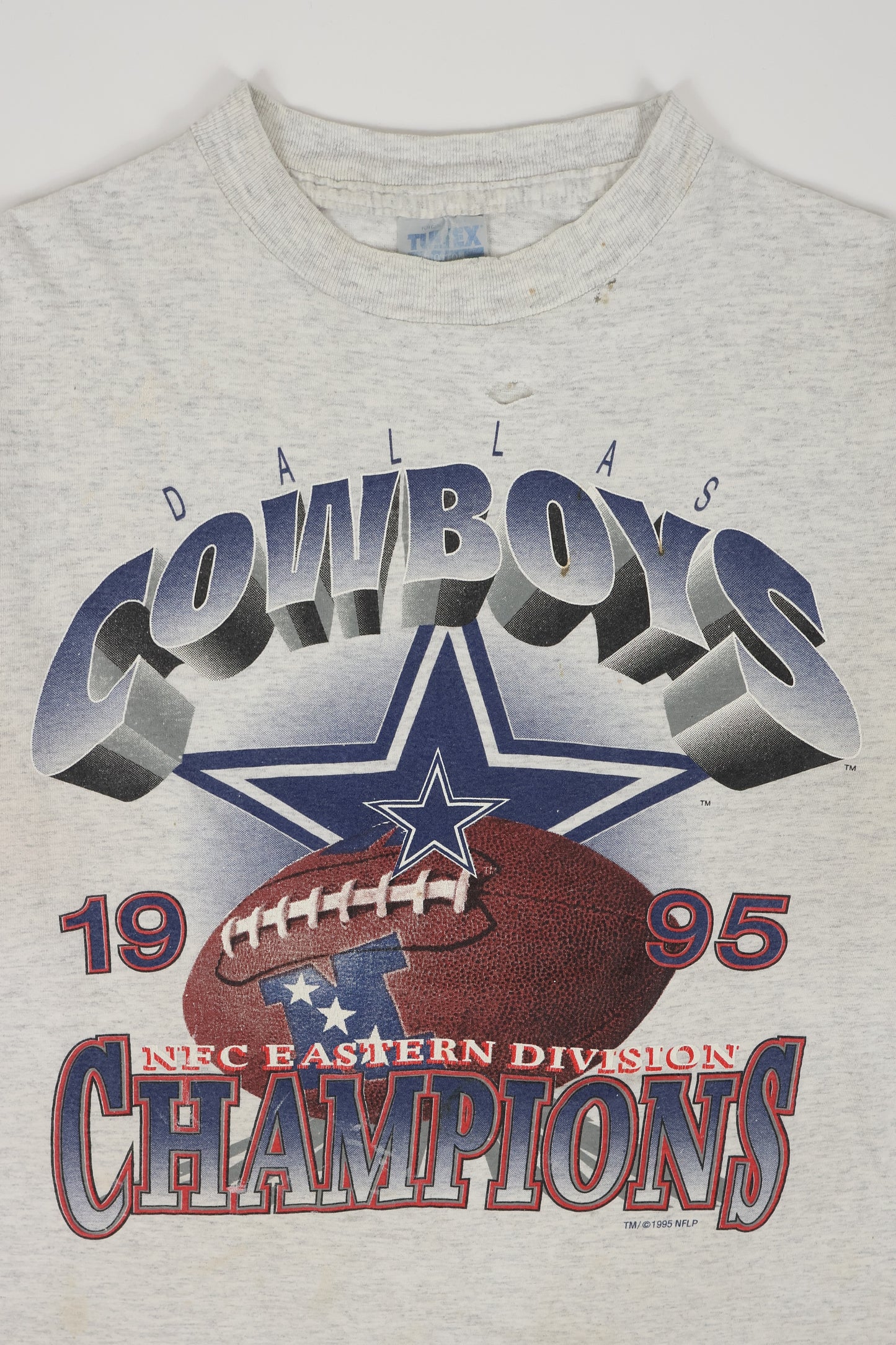 Vintage Dallas Cowboys 1995 NFC East Champions Tee Image 1