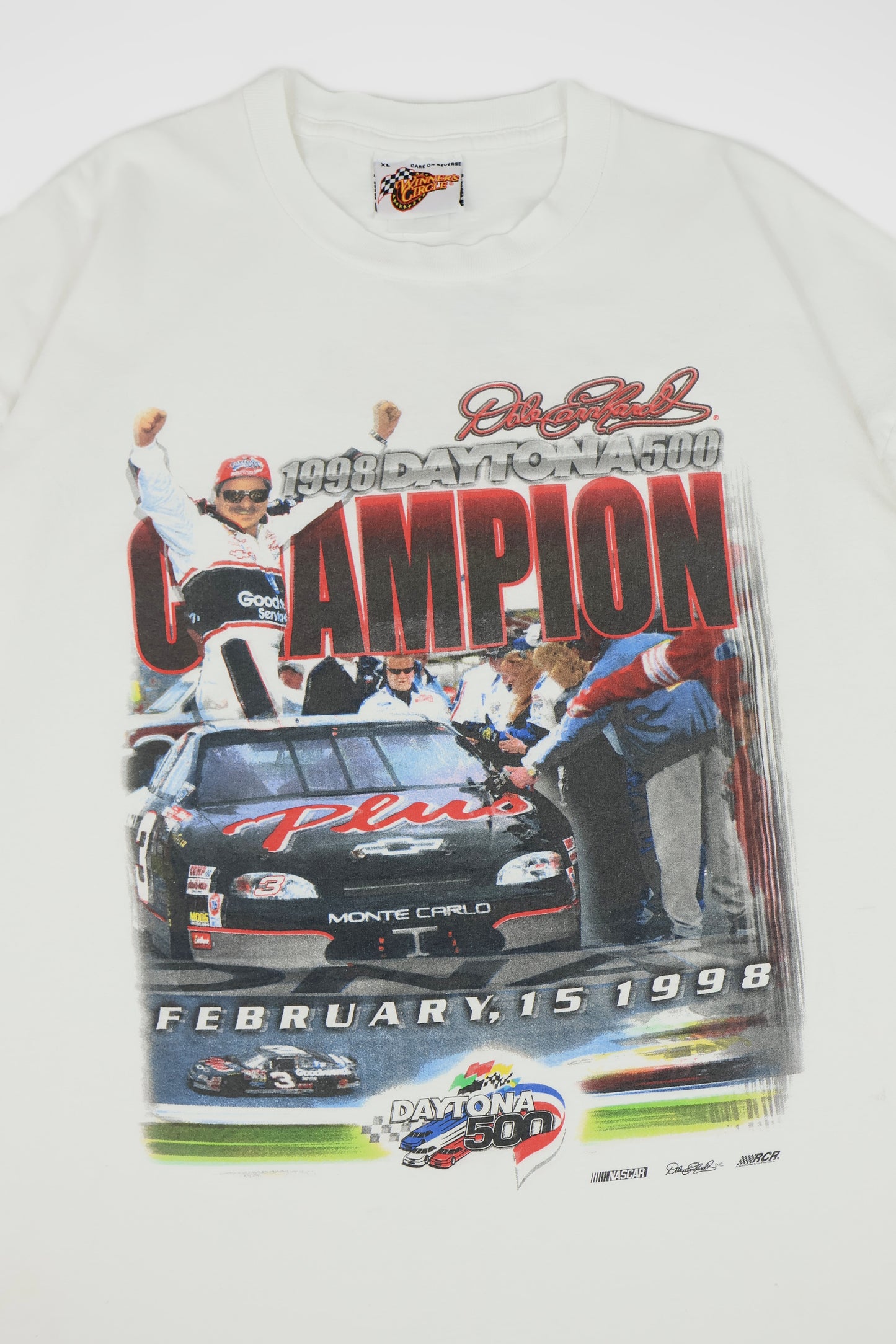 Vintage Dale Earnhardt 1998 Daytona 500 Champion Tee