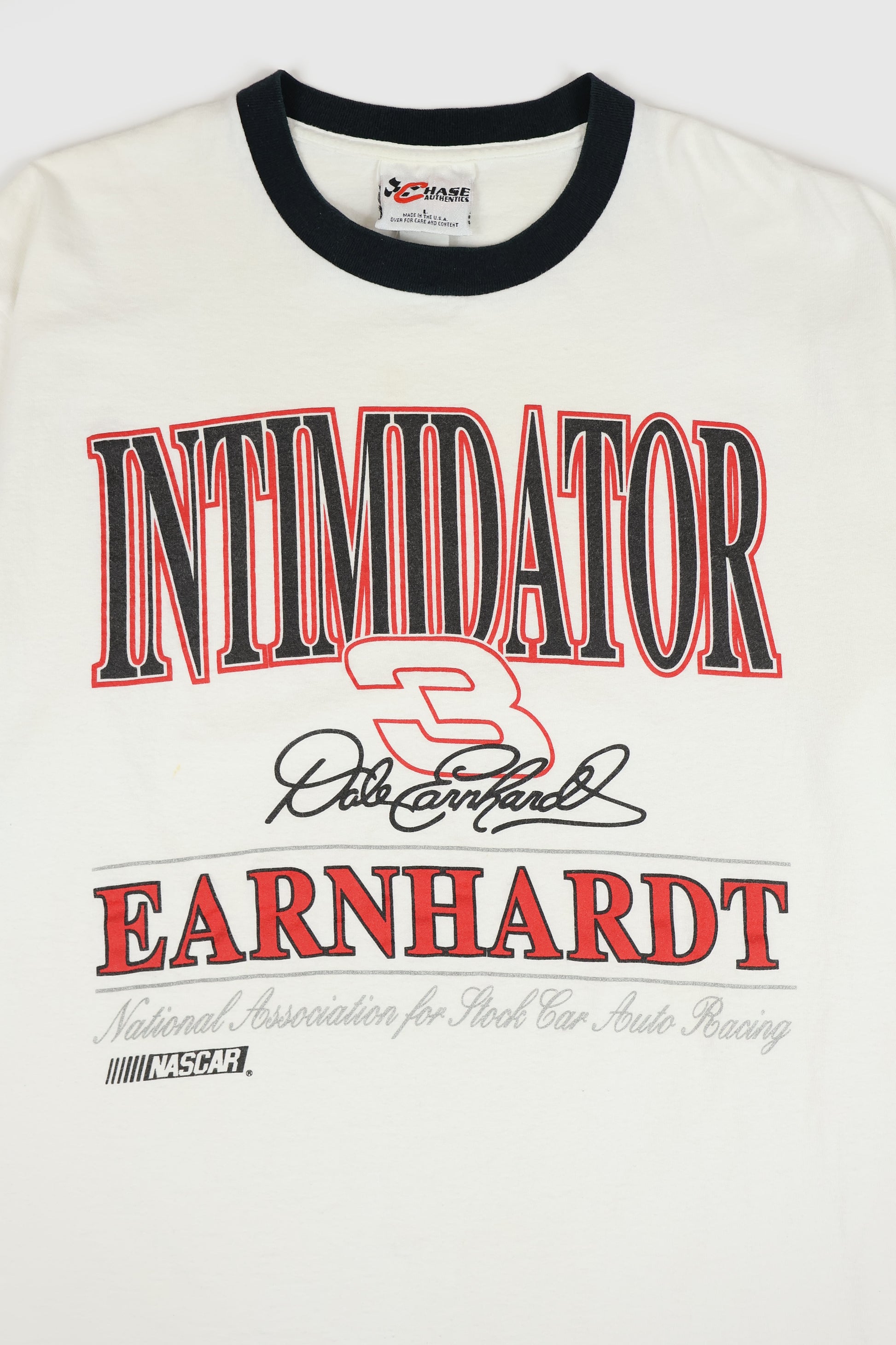 Vintage Dale Earnhardt The Intimidator Ringer Tee Image 1