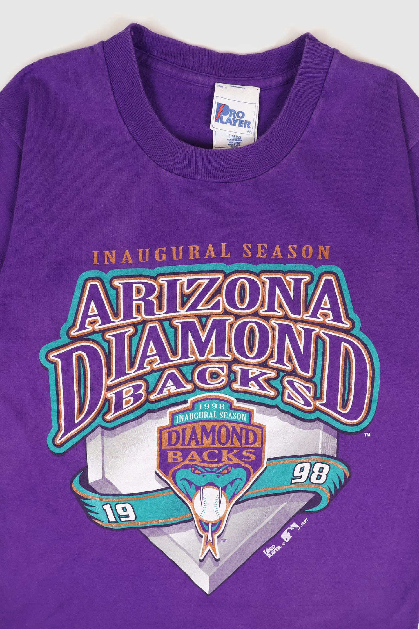 Vintage Arizona Diamondbacks 1998 Inaugural Season Tee Image 1