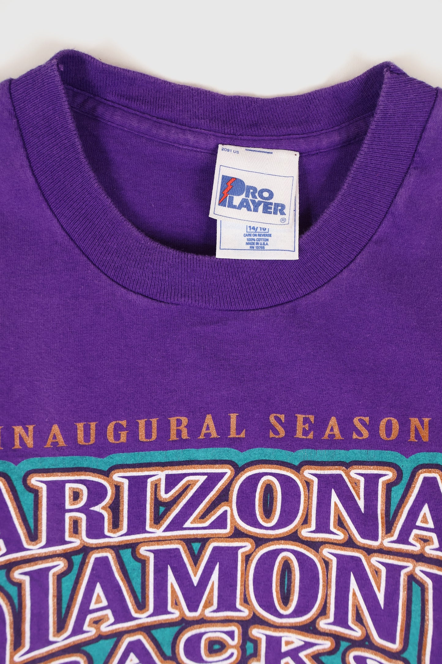 Vintage Arizona Diamondbacks 1998 Inaugural Season Tee Image 2