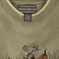 Vintage Embroidered Buck Crewneck