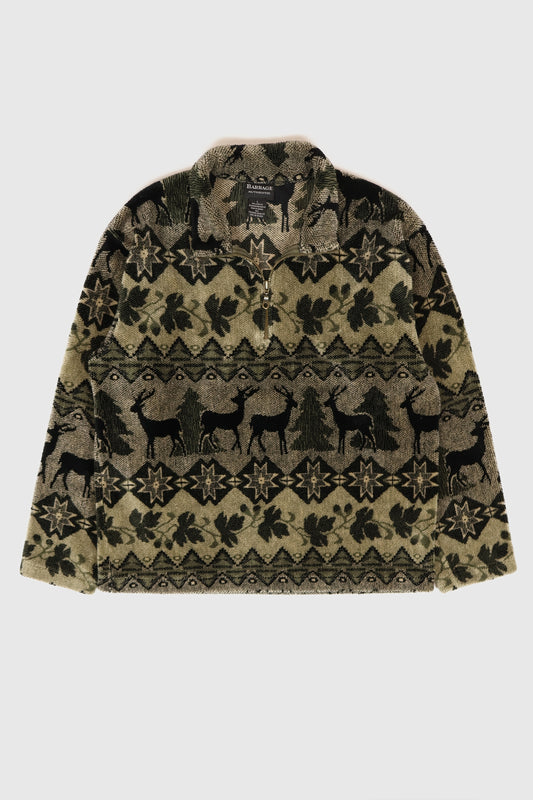 Vintage Quarter Zip Fleece Jacket Image 0