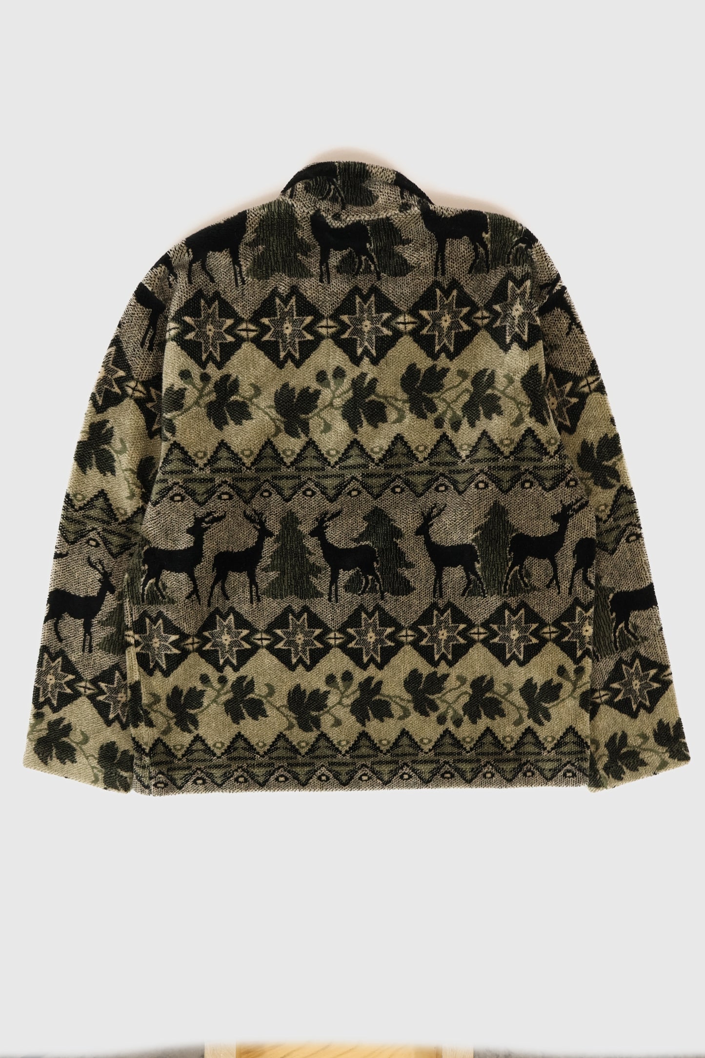 Vintage Quarter Zip Fleece Jacket Image 3