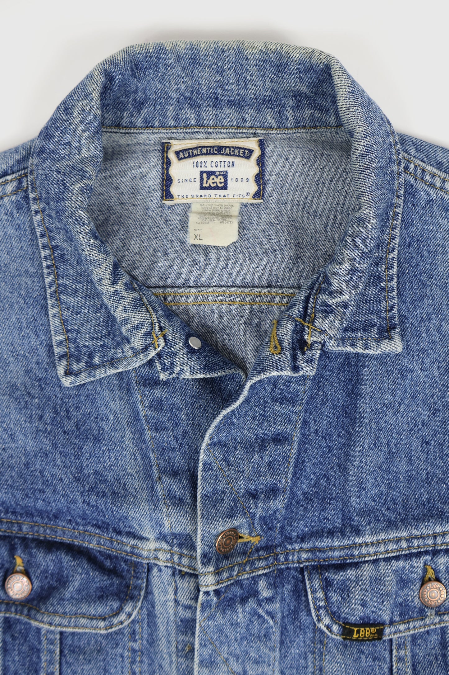 Vintage Lee Denim Jacket Image 3