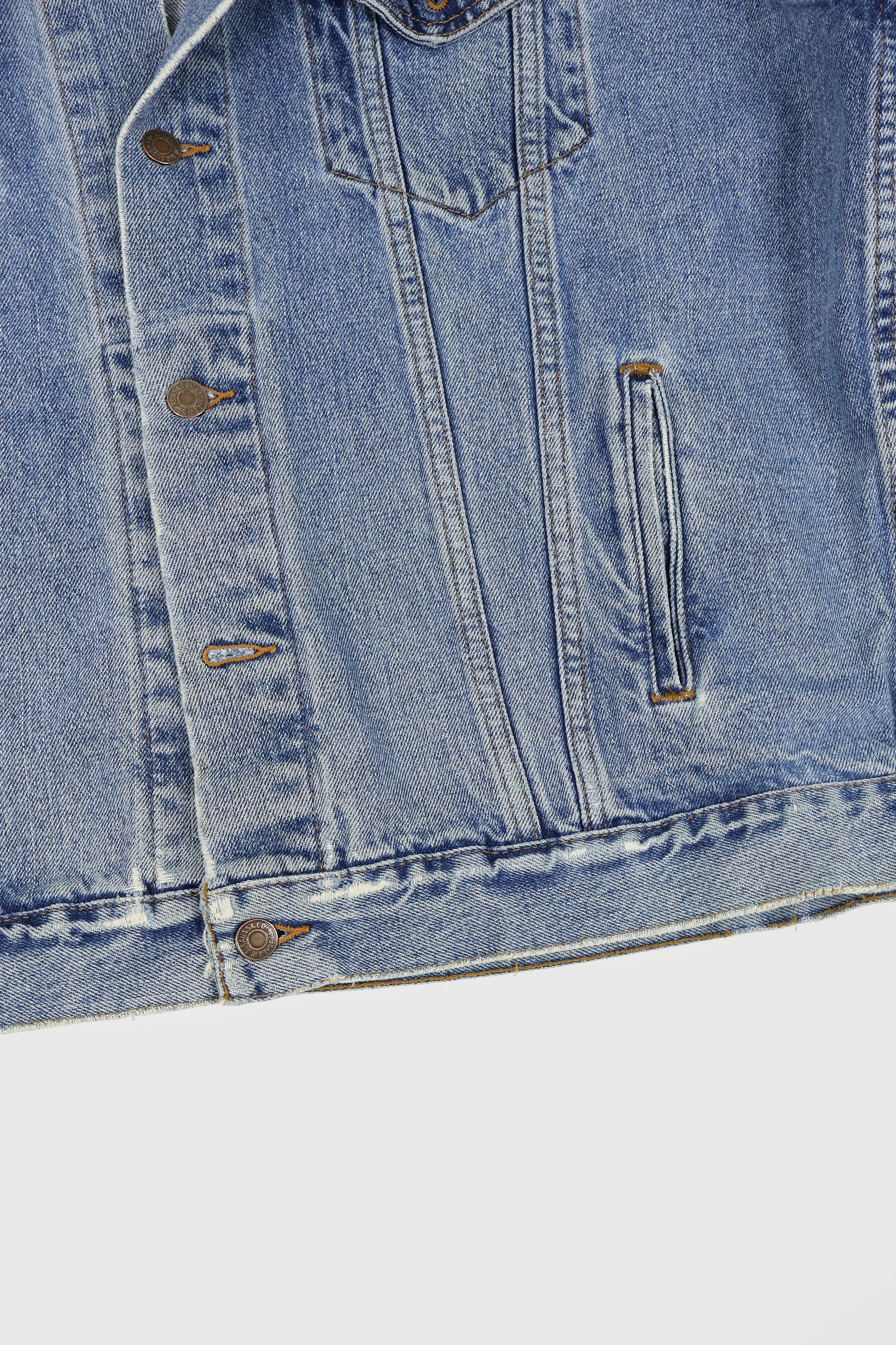 Vintage Levi's Distressed Denim Jacket Image 4