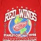 Vintage Detroit Red Wings 1998 Stanley Cup Champions Tee Image 1
