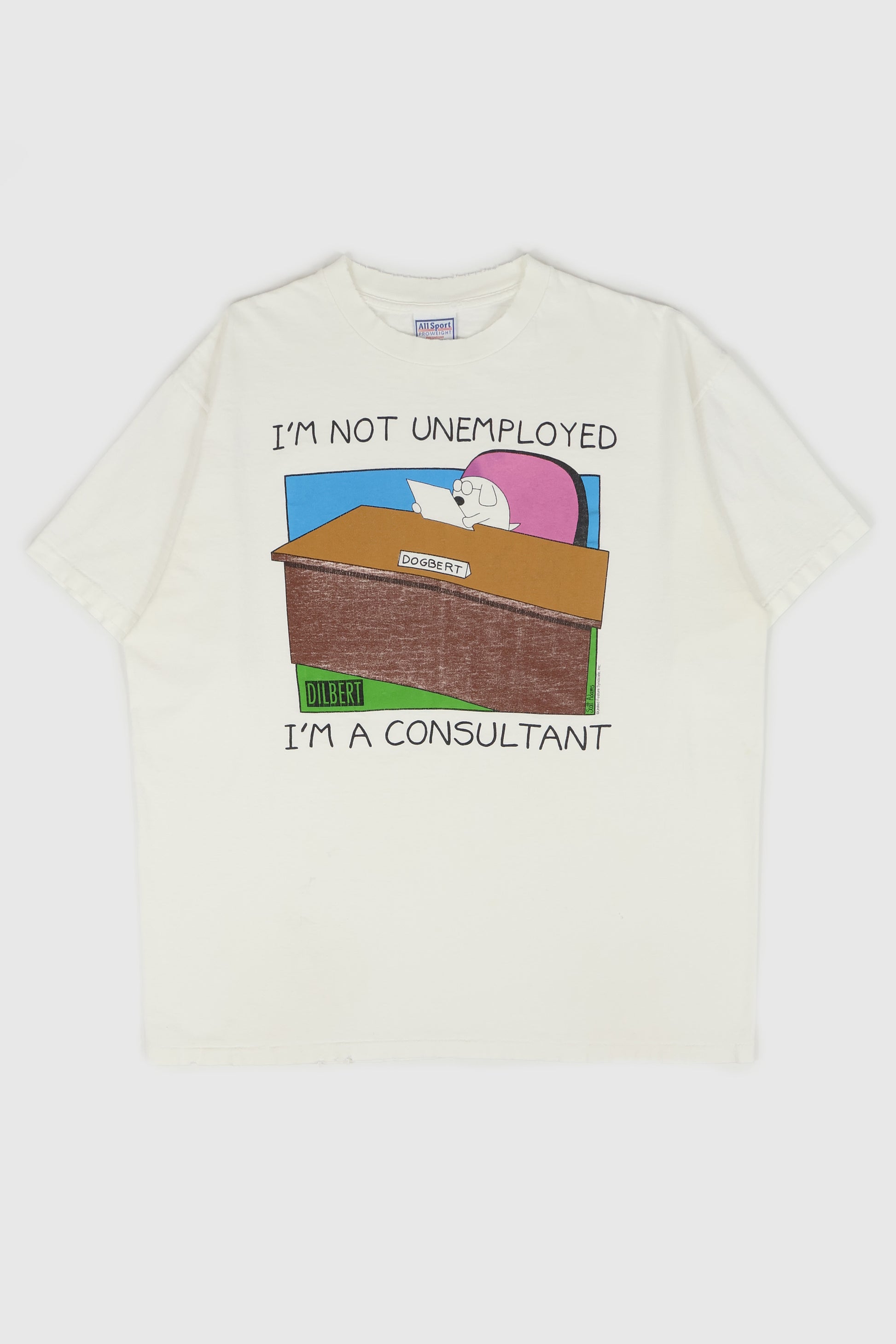 Vintage Dilbert I'm a Consultant Tee Image 0