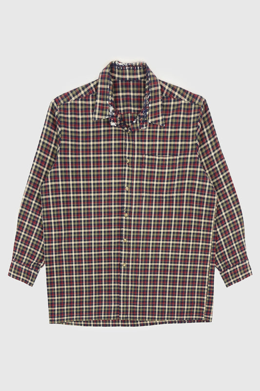 Vintage Distressed Button-Down Shirt Image 0