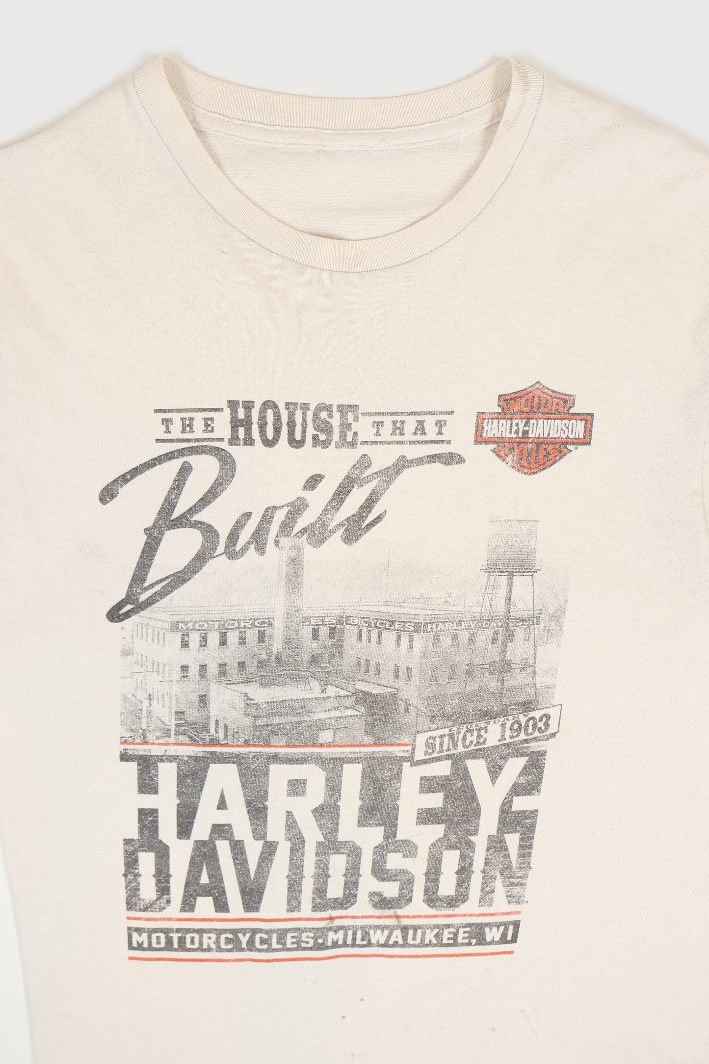 Distressed Harley Davidson Tee