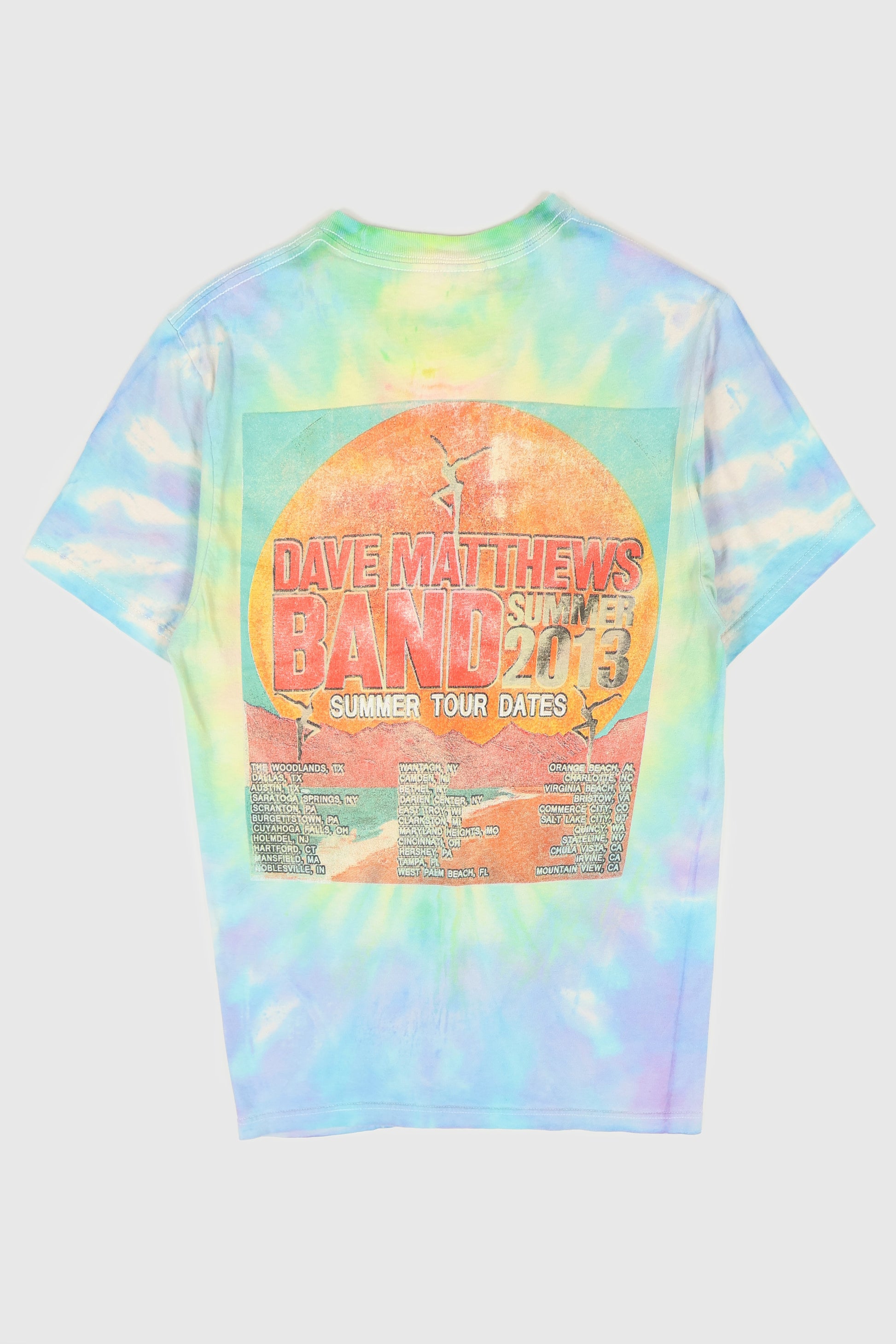 Vintage Dave Matthews Band 2013 Summer Tour Tee Image 1