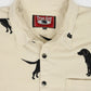 Vintage Dog Pattern Flannel Button-Down Shirt