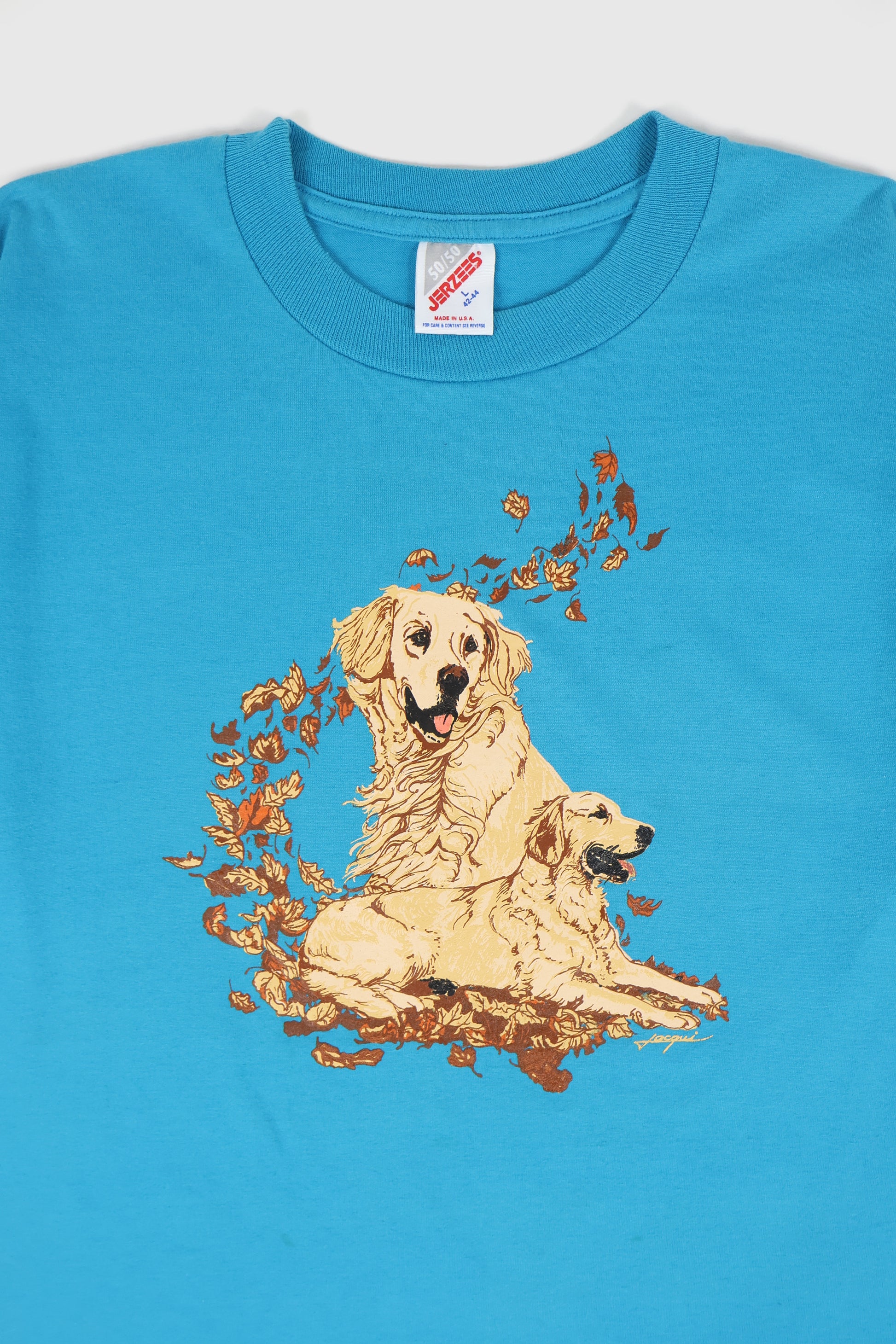 Vintage Golden Retriever Tee Image 1